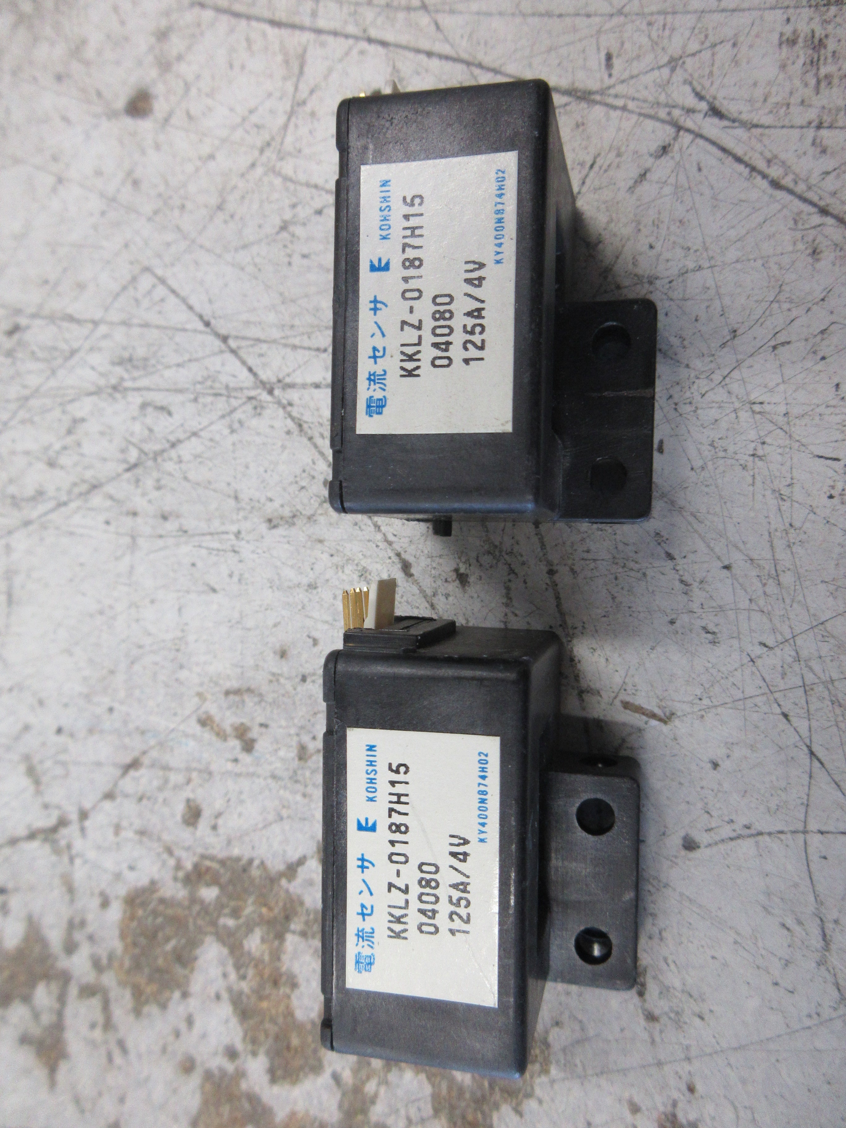 Kohshin Current Sensor KKLZ-0187H15 125A 4V *Lot of 2* Used