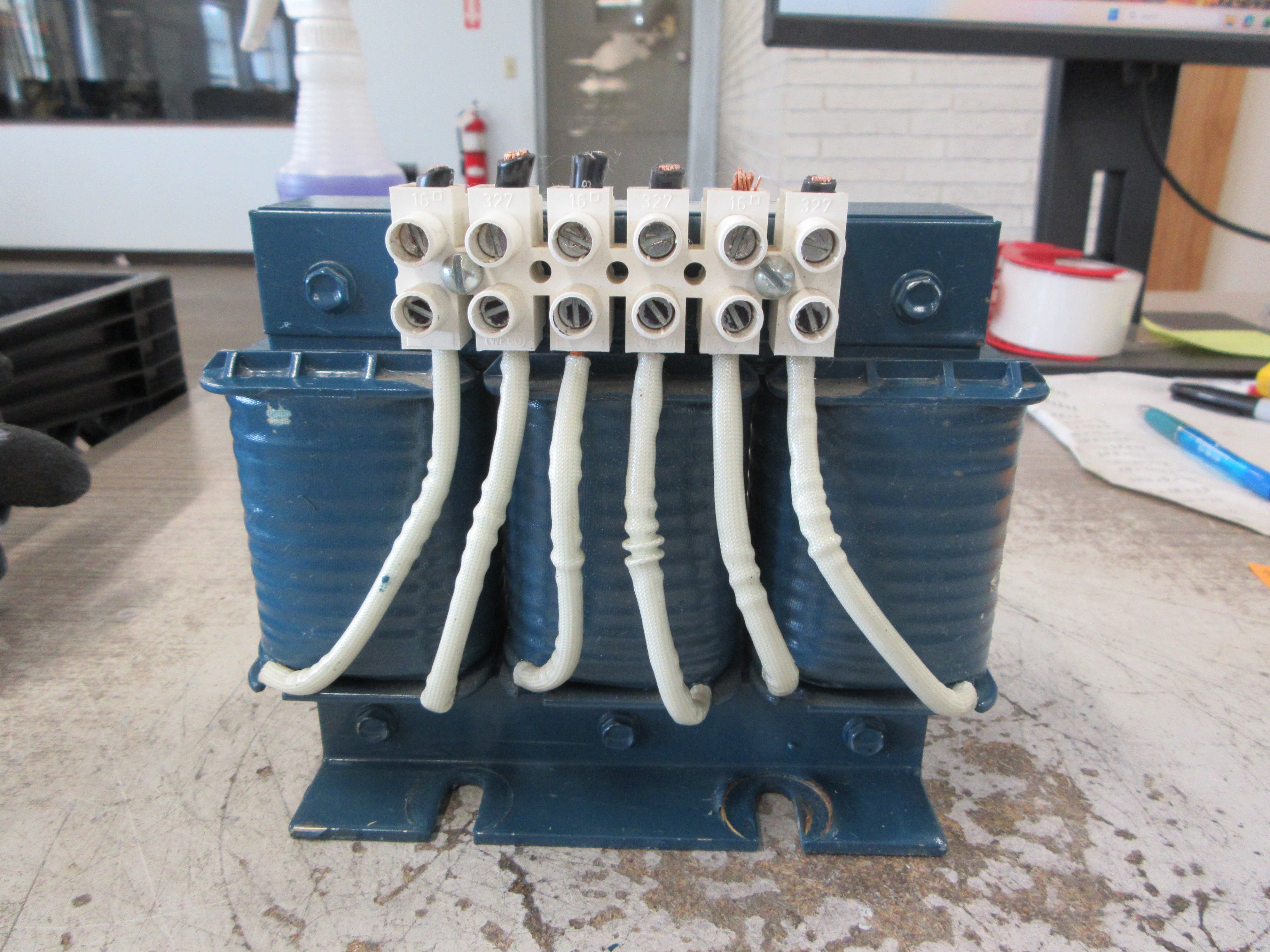 MTE 3Ph Line Reactor RL-03502 35A 0.8mH 600V 50/60Hz Used