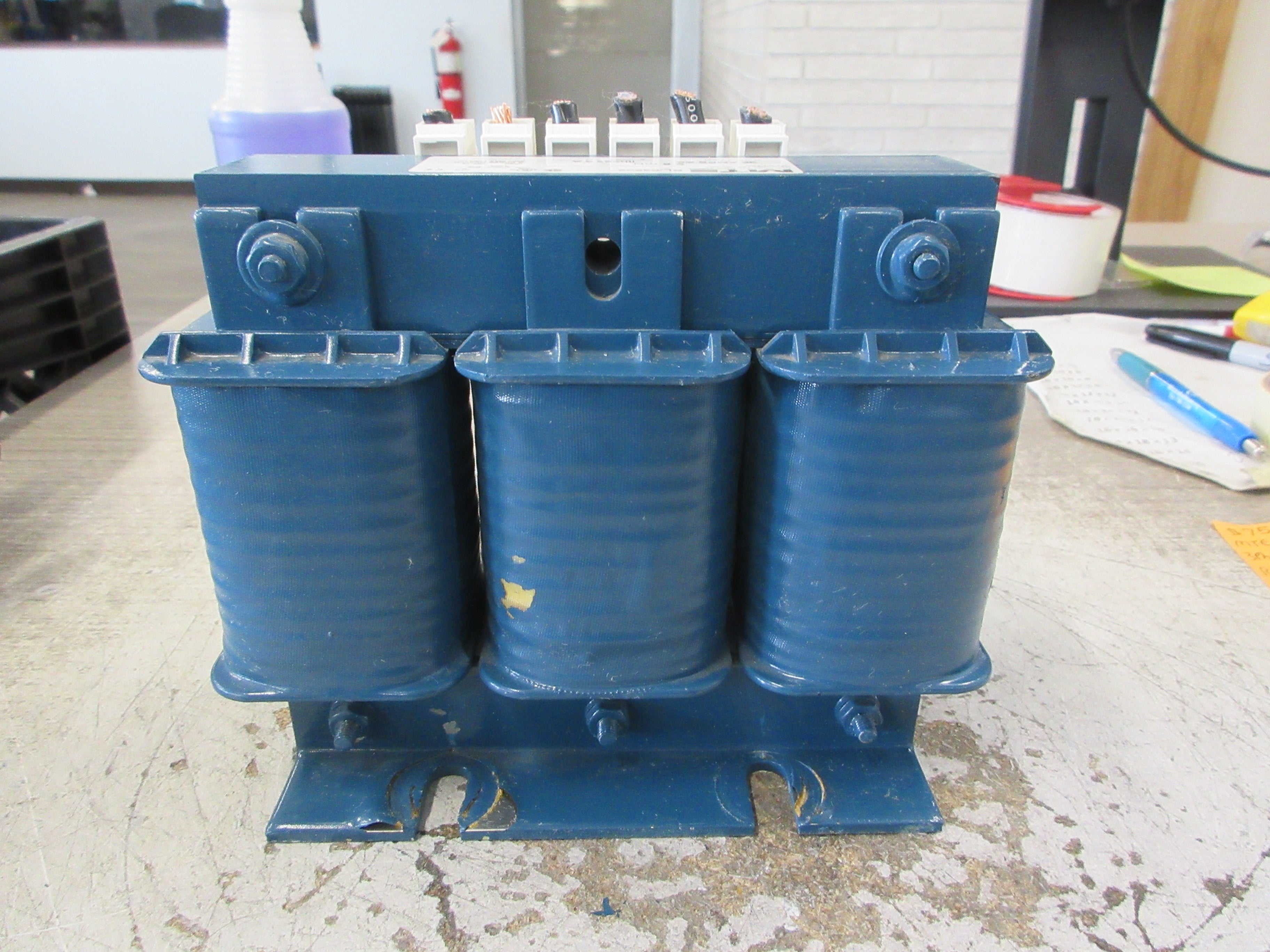 MTE 3Ph Line Reactor RL-03502 35A 0.8mH 600V 50/60Hz Used