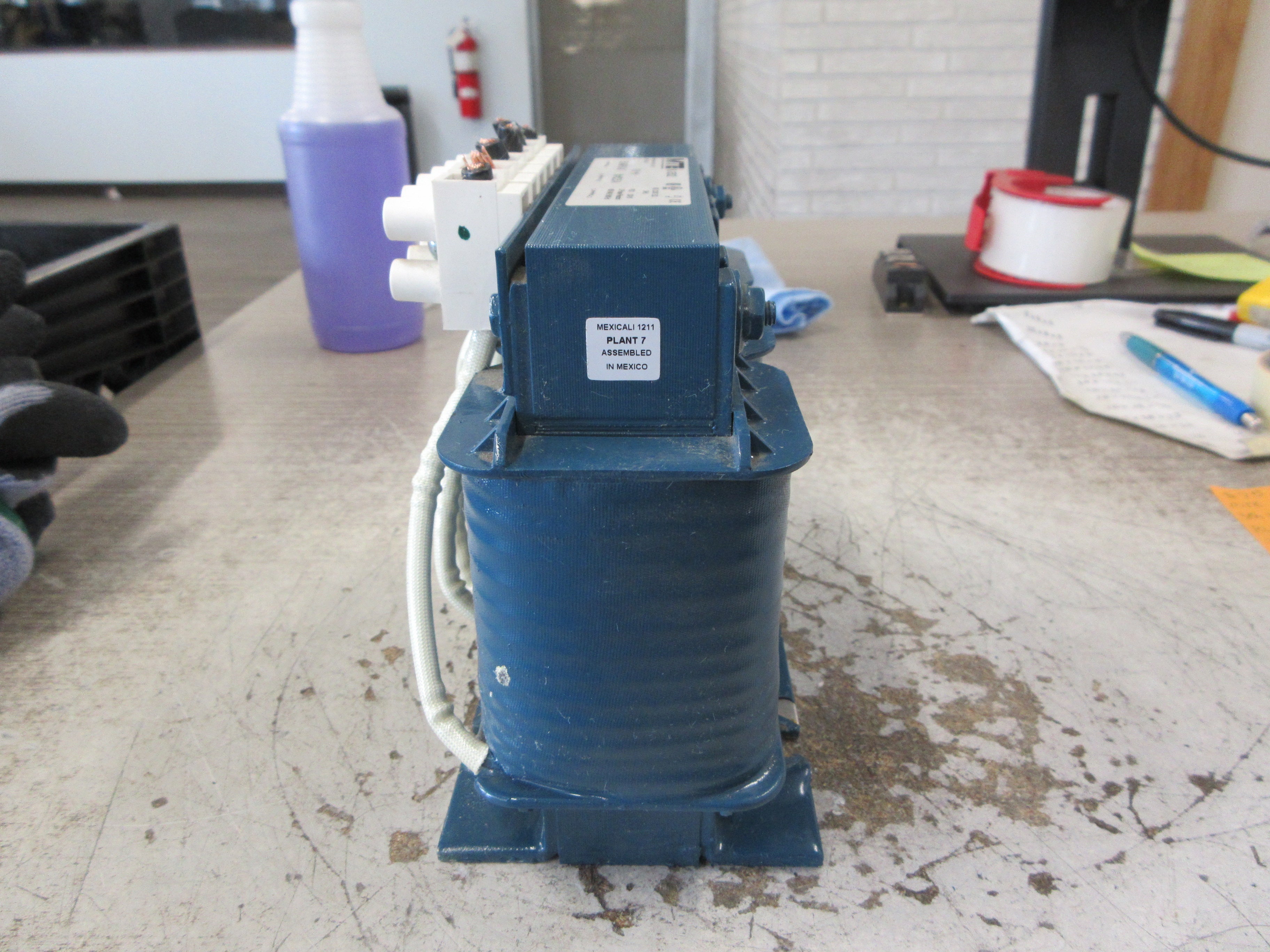 MTE 3Ph Line Reactor RL-03502 35A 0.8mH 600V 50/60Hz Used
