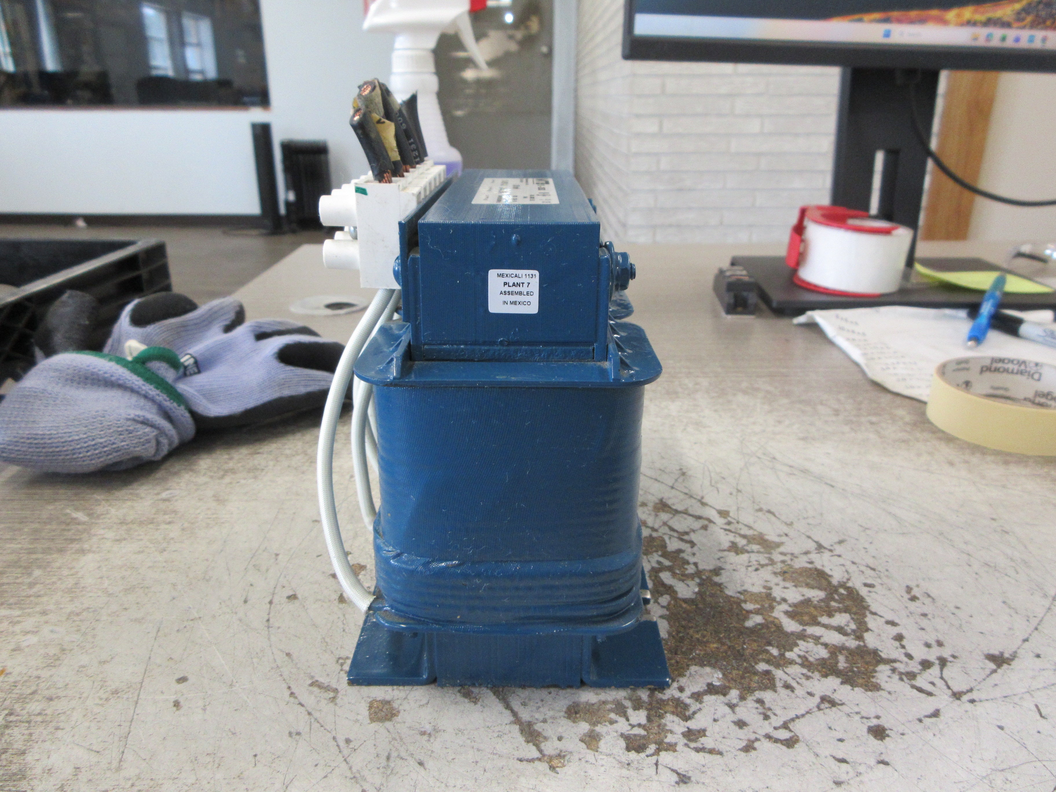 MTE 3Ph Line Reactor RL-02503 25A 1.80mH 600V 50/60Hz Used