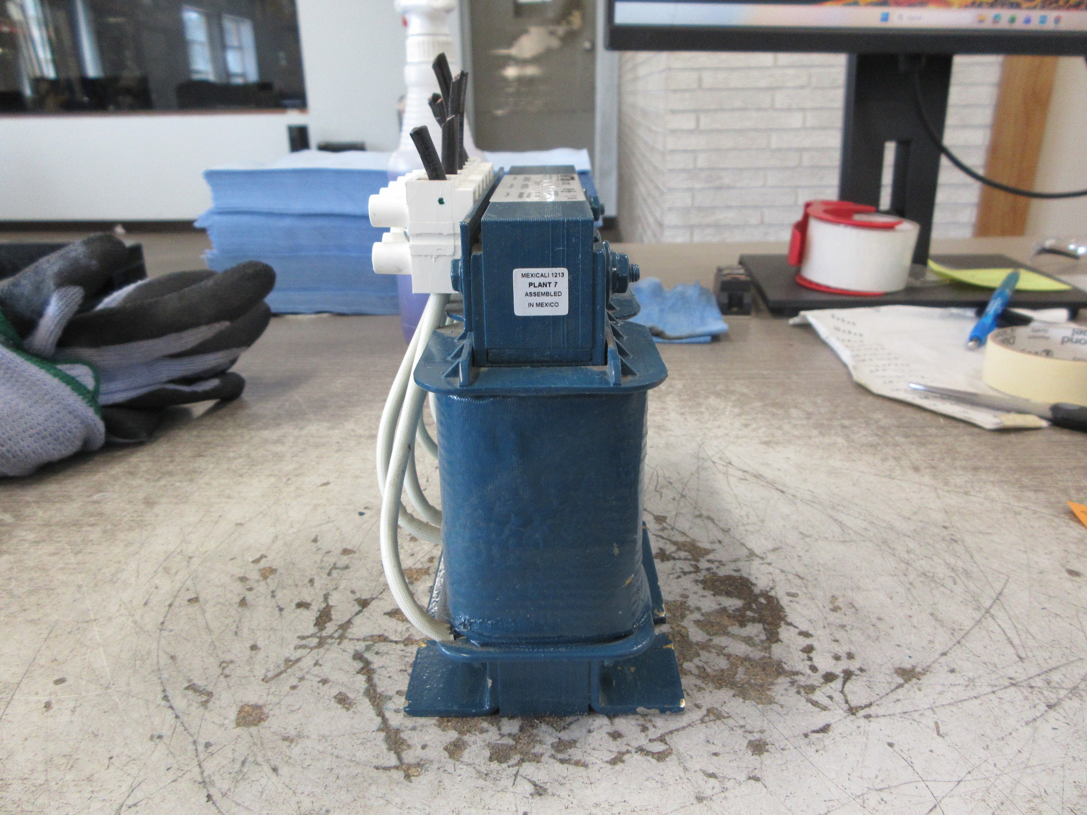 MTE 3Ph Line Reactor RL-02502 25A 1.20mH 600V 50/60Hz Used