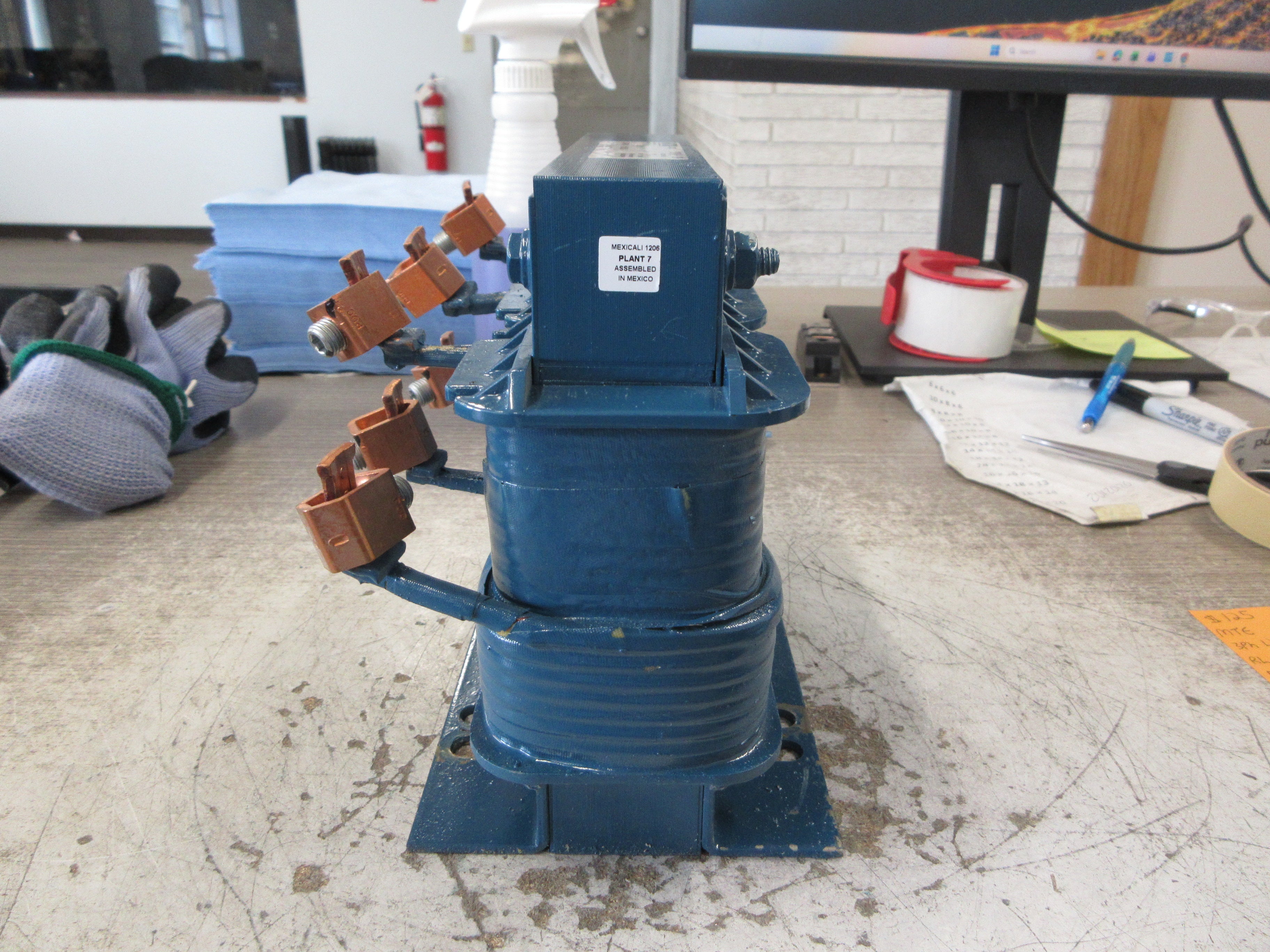 MTE 3Ph Line Reactor RL-05502 55A 0.50mH 690V 50/60Hz Used