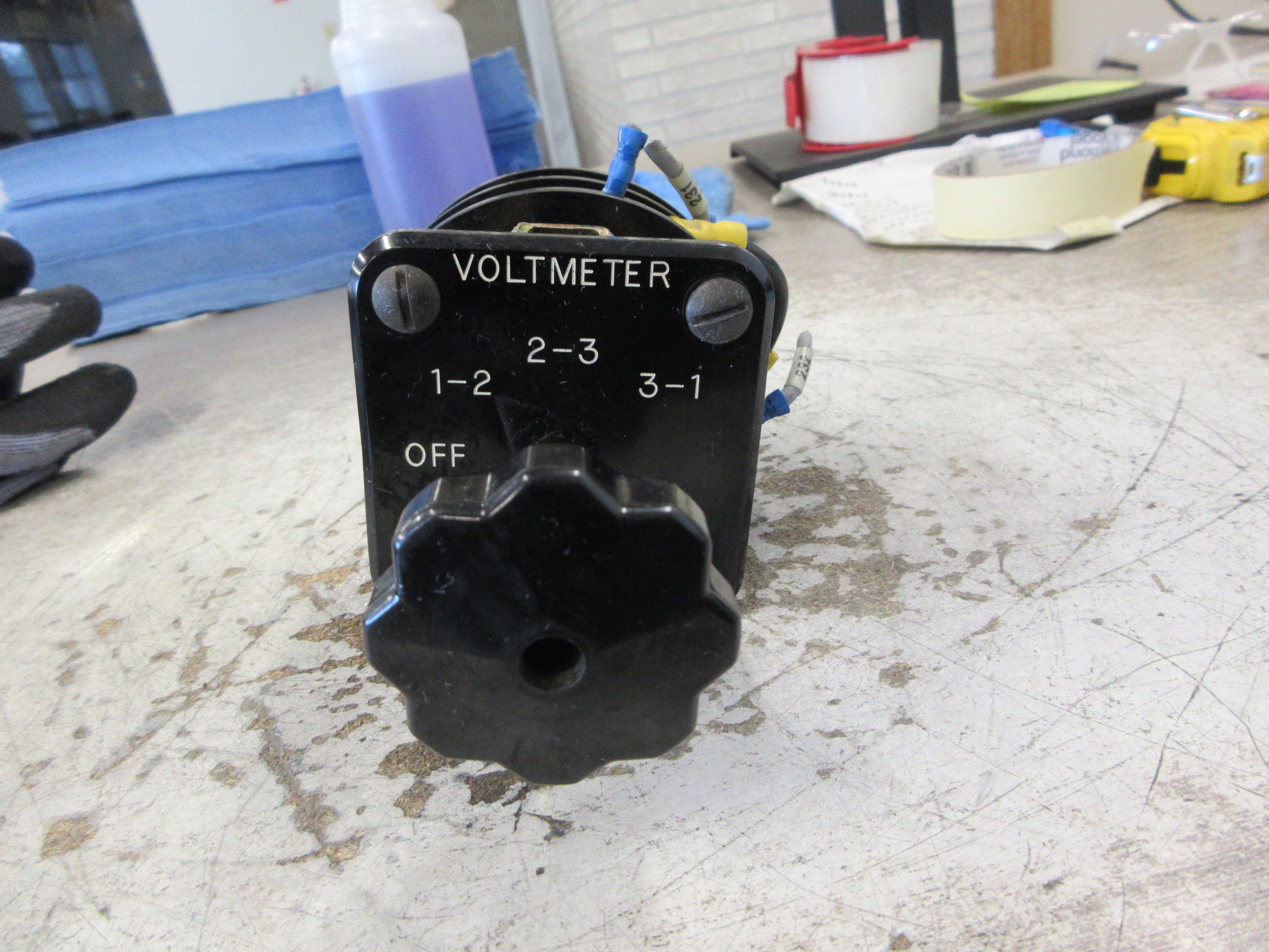 Shallco Voltmeter Rotary Switch 2604C Used