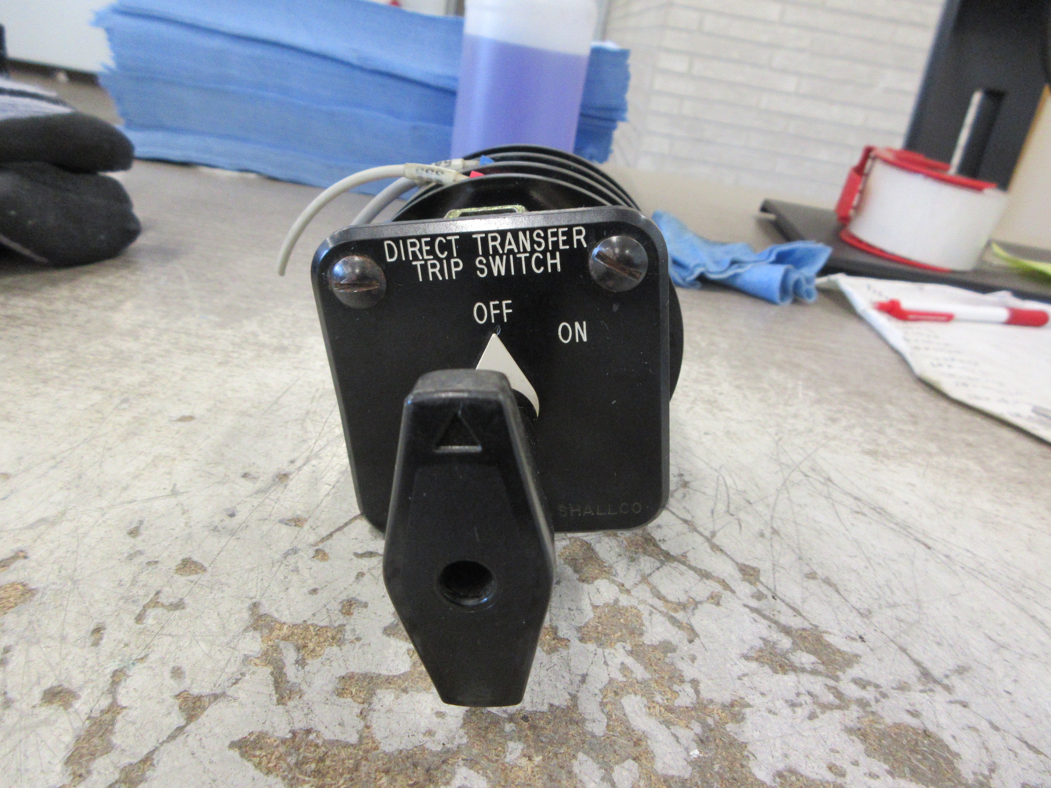 Shallco Direct Transfer Trip Switch Rotary Switch 26303B Used
