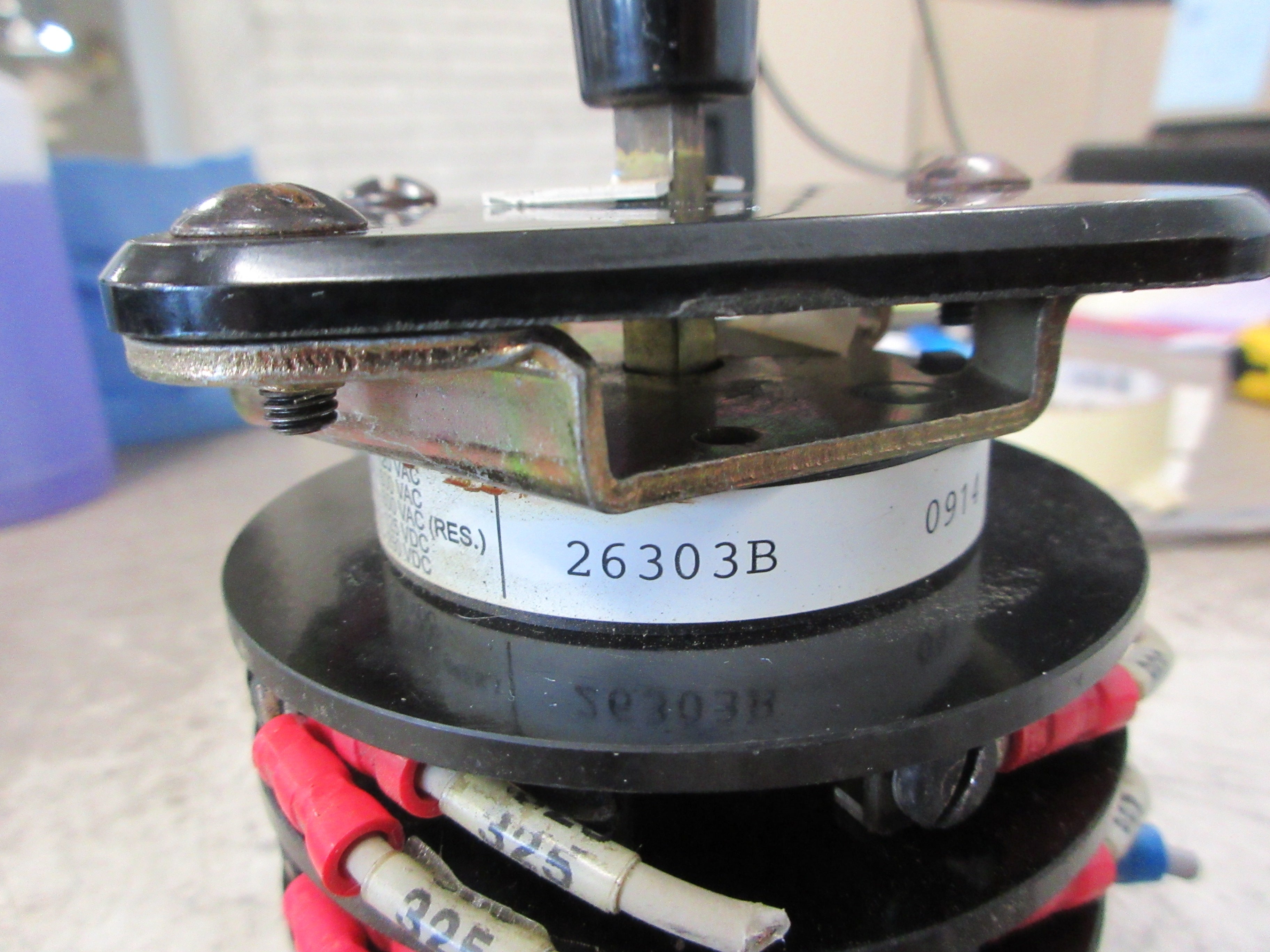 Shallco Generator Control Rotary Switch 26303B  Used