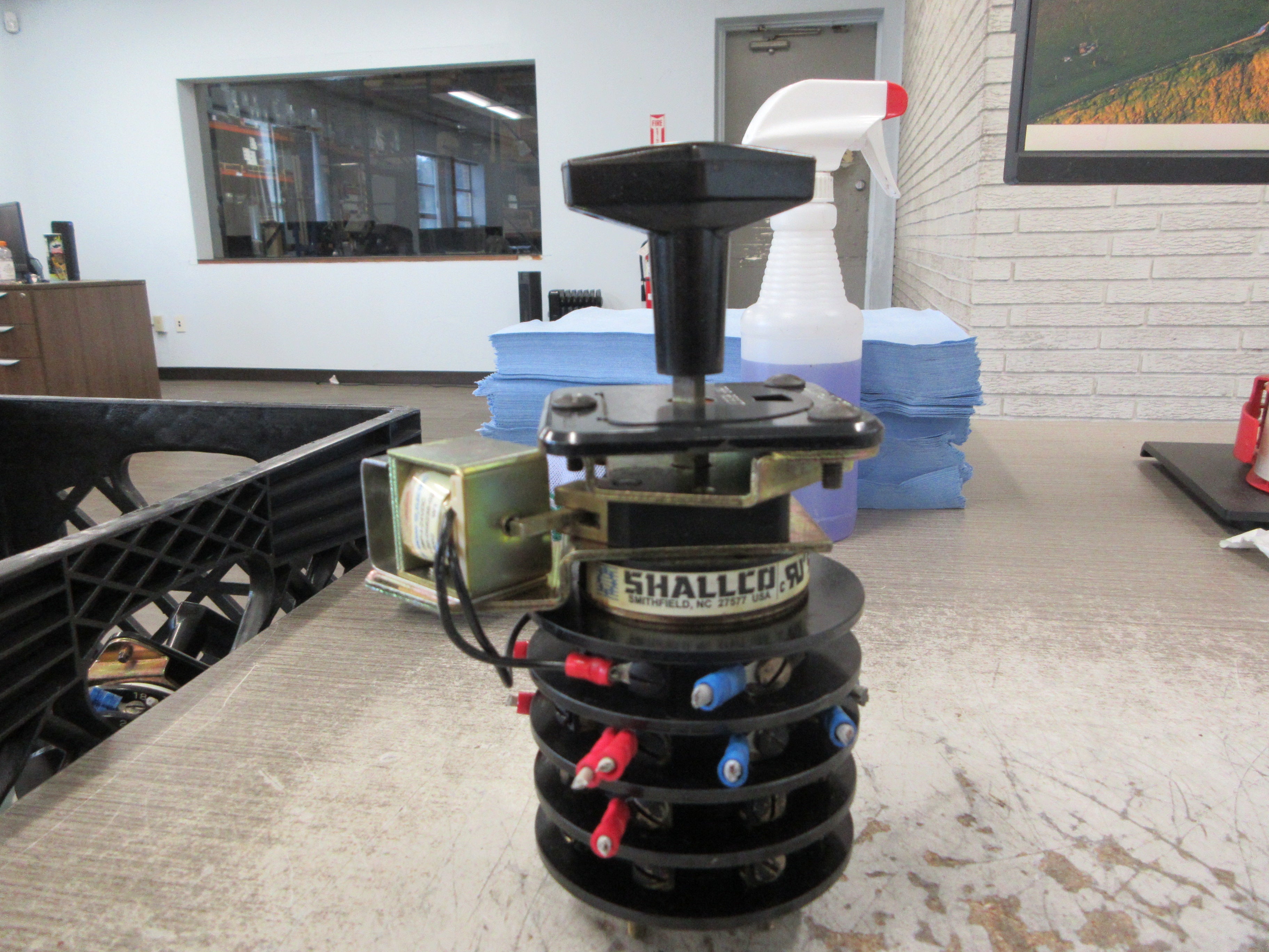 Shallco Lock-Out Relay Rotary Switch 7603B Used