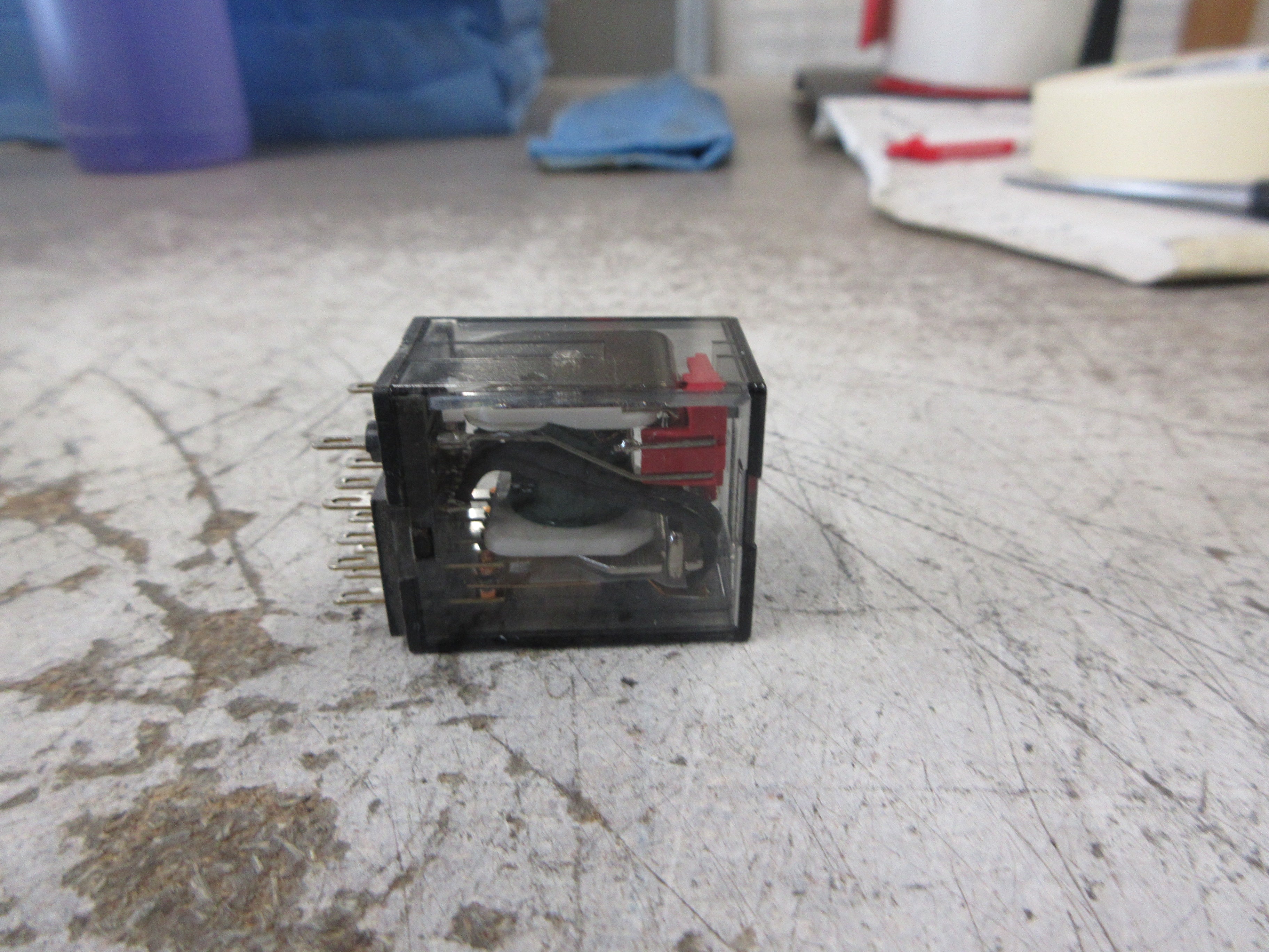 Fuji Electric Relay HH54P-L 100-110V Coil Used