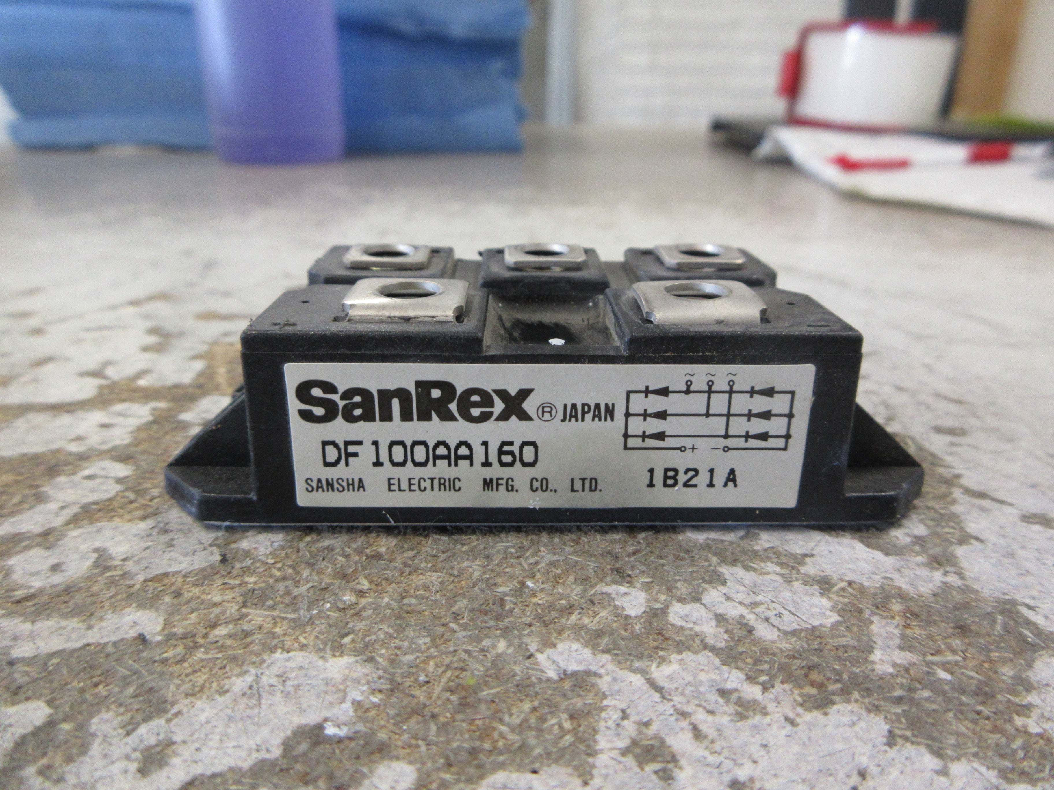 Sansha Electric SanRex Diode Module DF100AA160 Used