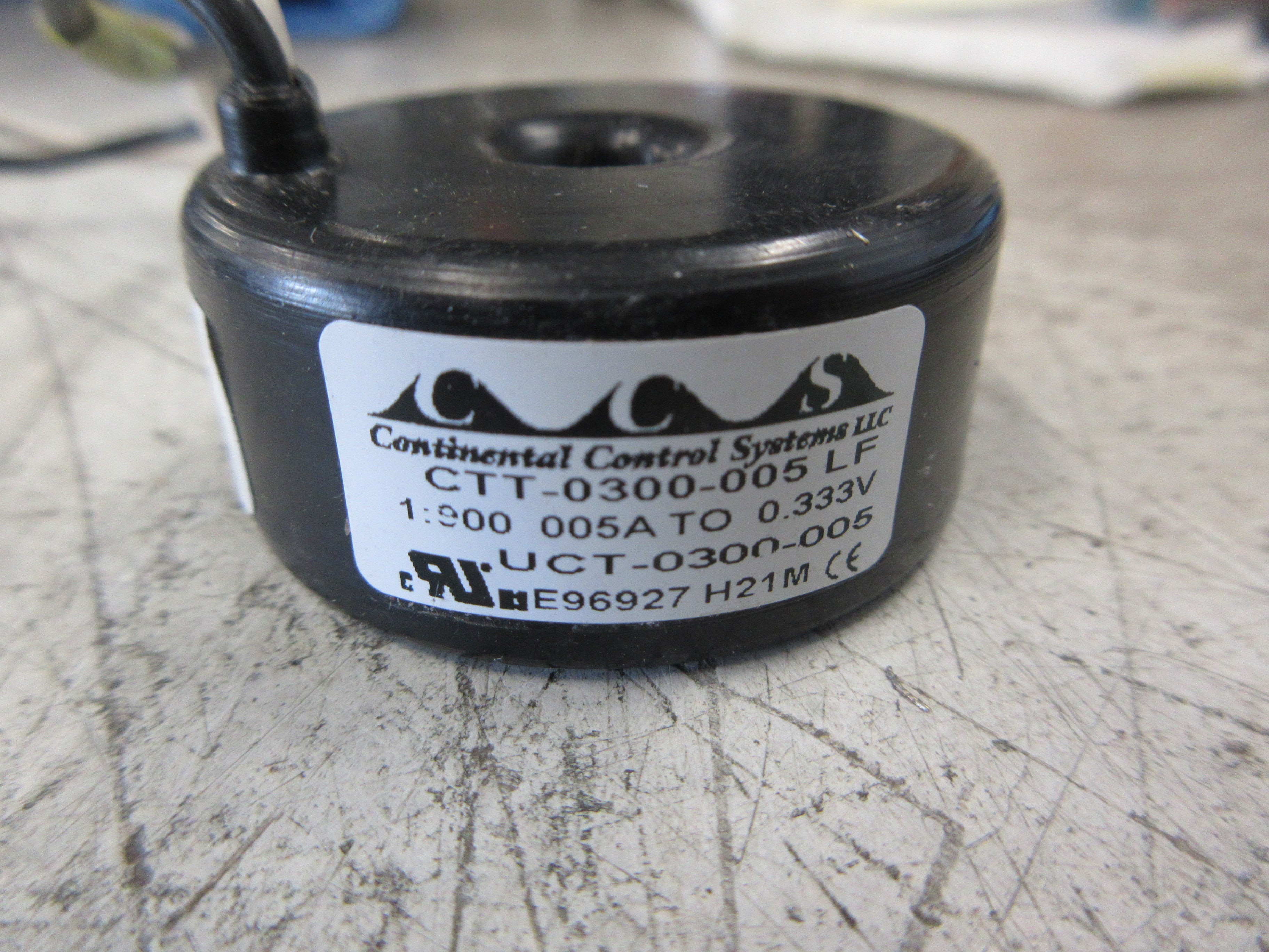 Continental Control Systems Current Transformer CTT-0300-005 LF Ratio 1:900 Used