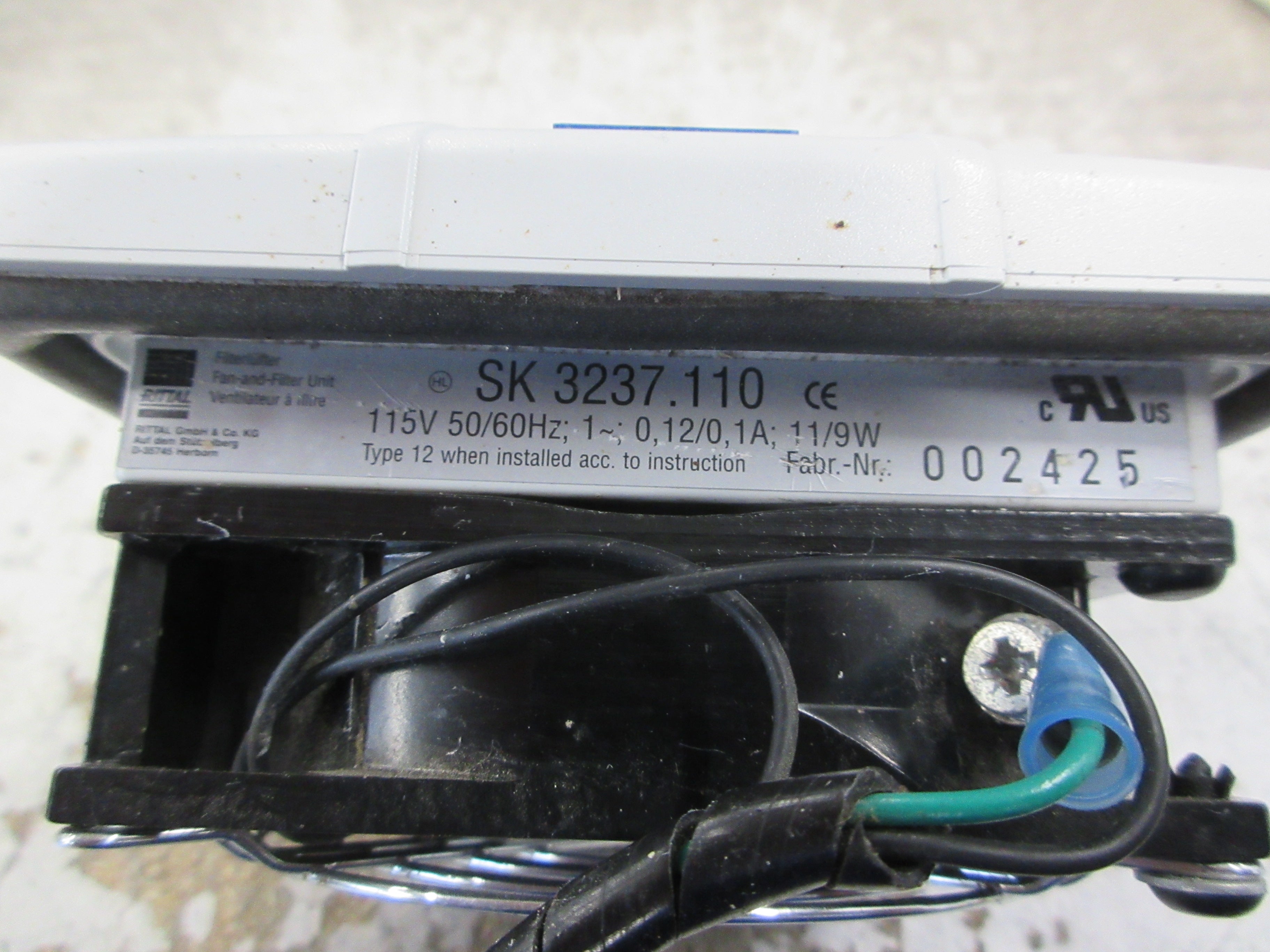 ebmpapst Axial Fan 3900 115V 60Hz 100mA 0.9W Used