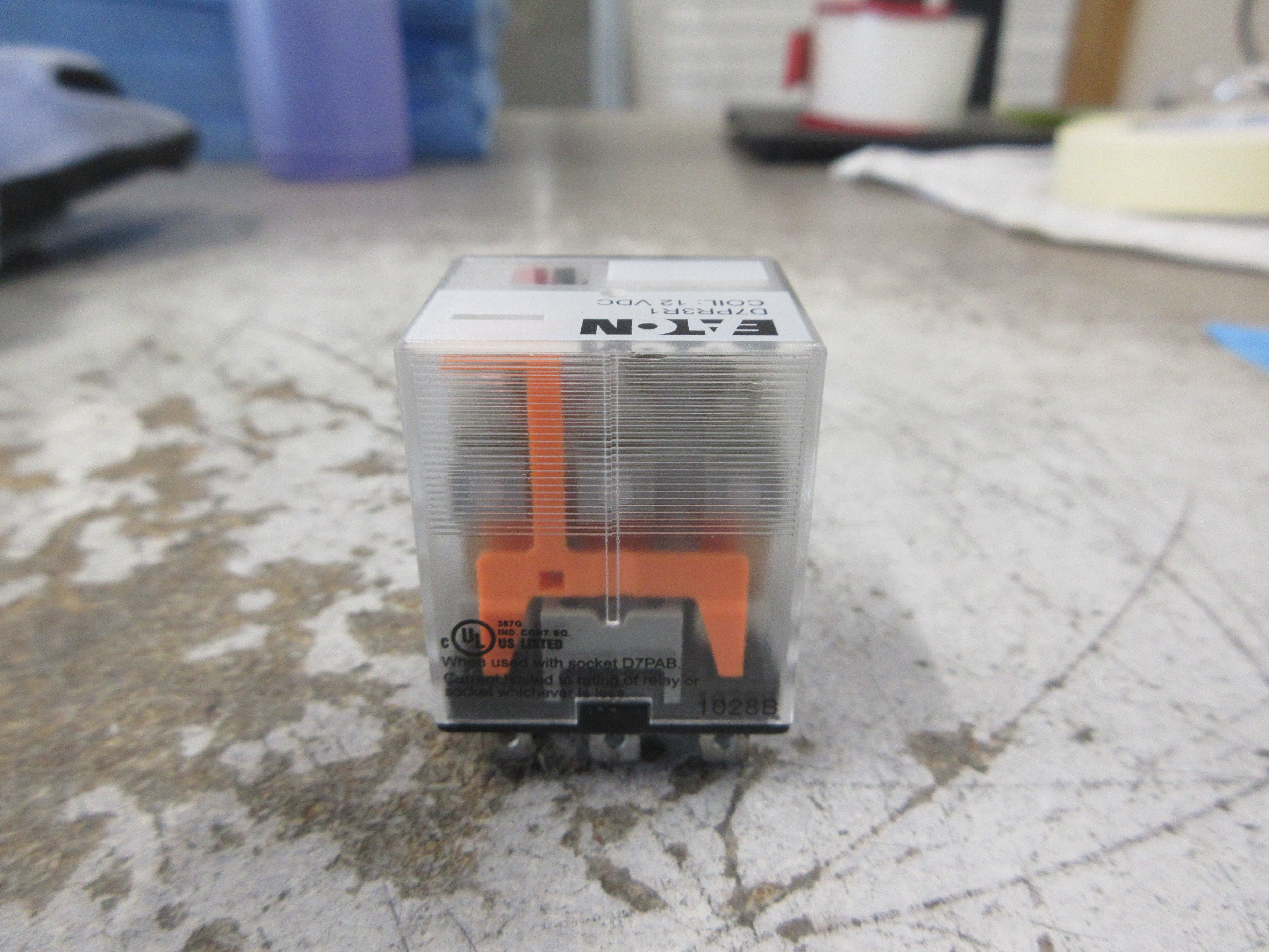 Eaton Relay D7PR3R1 12VDC Coil Used