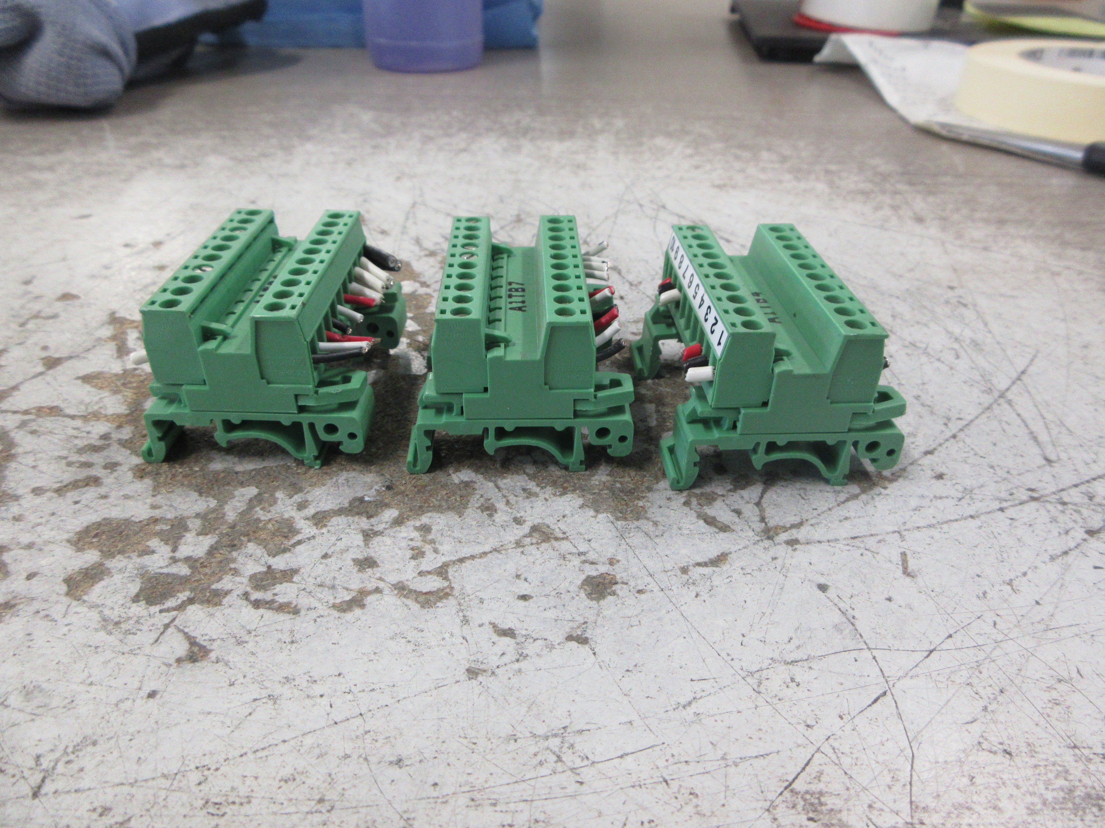 Phoenix Contact DIN-Rail Connector MSTBHK 2.5 *Lot of 3* Used