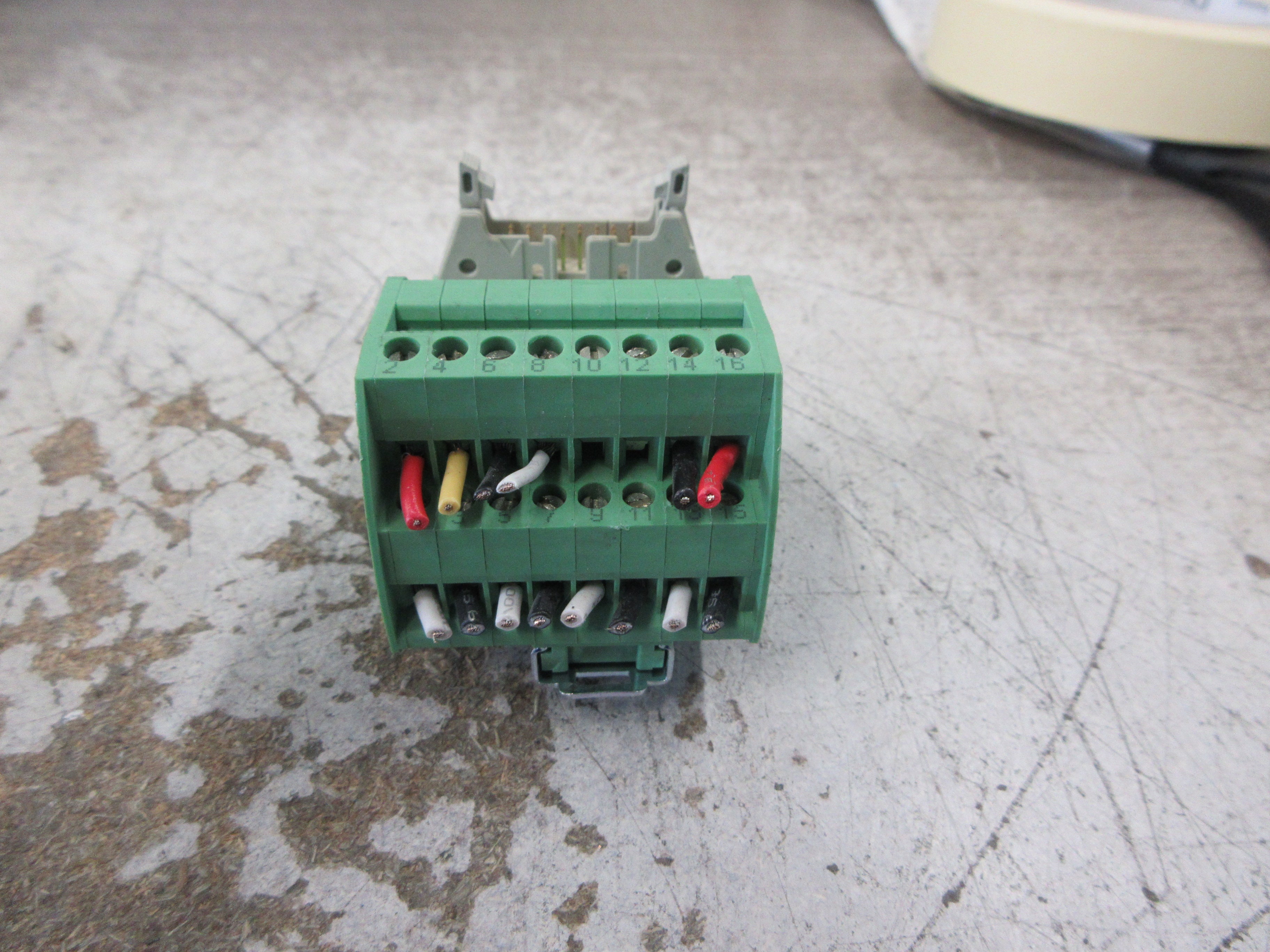 Phoenix Contact VIP-2/SC/FLK16 Termination Board Assembly 2312036 Used