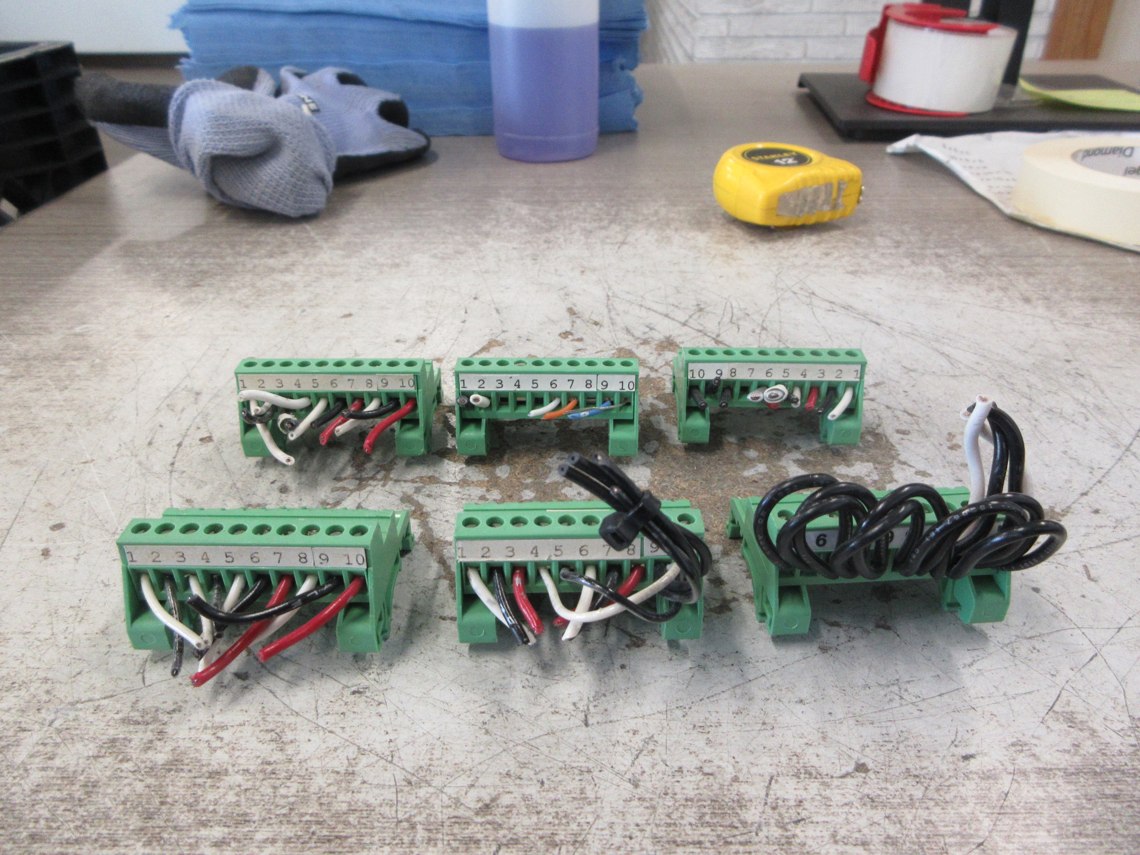 Phoenix Contact DIN-Rail Connector UMSTBHK 2,5/10 *Lot of 6* Used