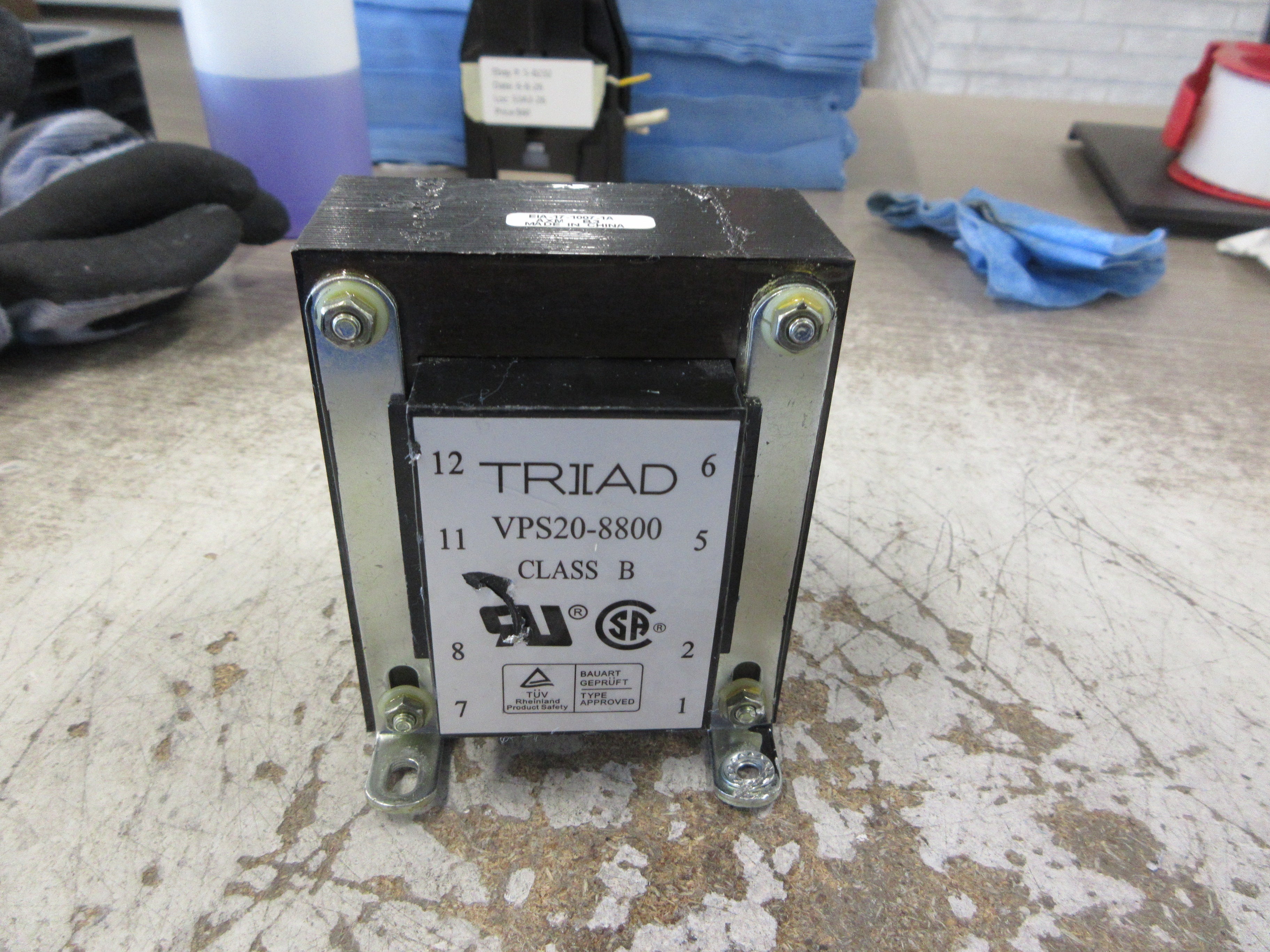 Triad Transformer VPS20-8800 175VA Pri: 115/230V Sec: 10/20V Used