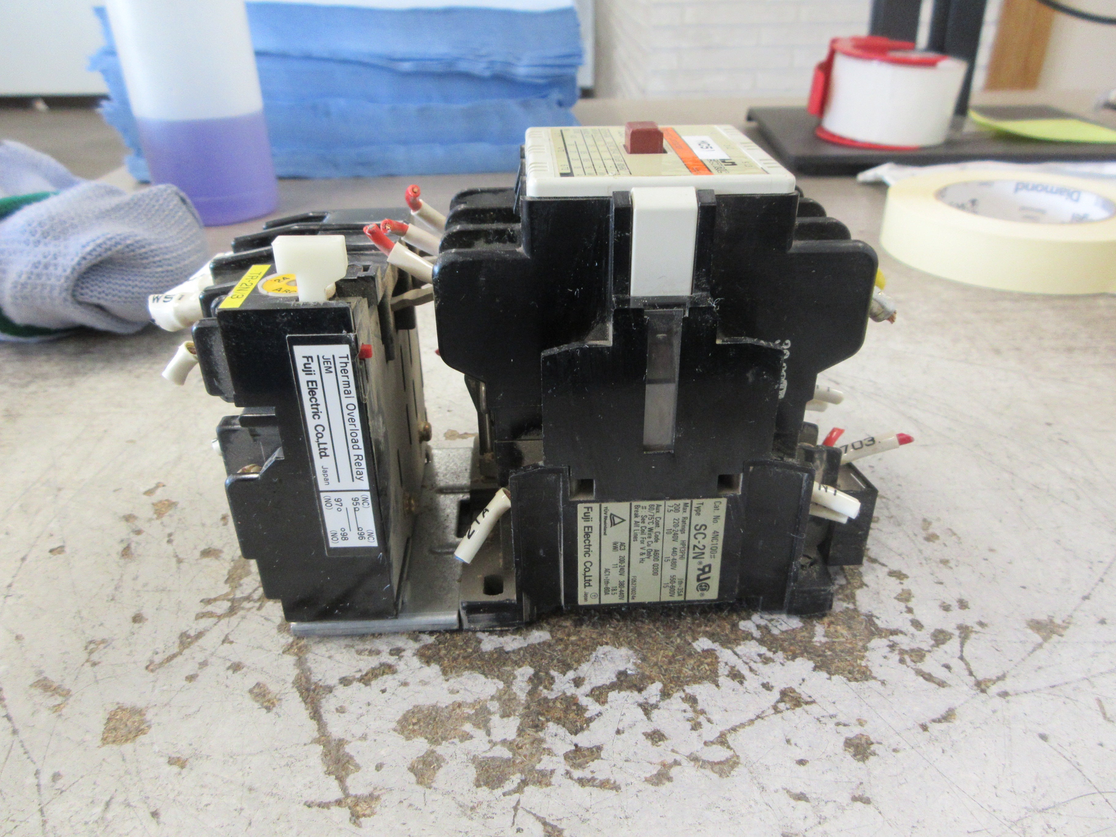 Fuji Electric SC-2N Starter 4NC1Q0#/TR-2N/3 100-110V Coil Trip: 24-36A Used