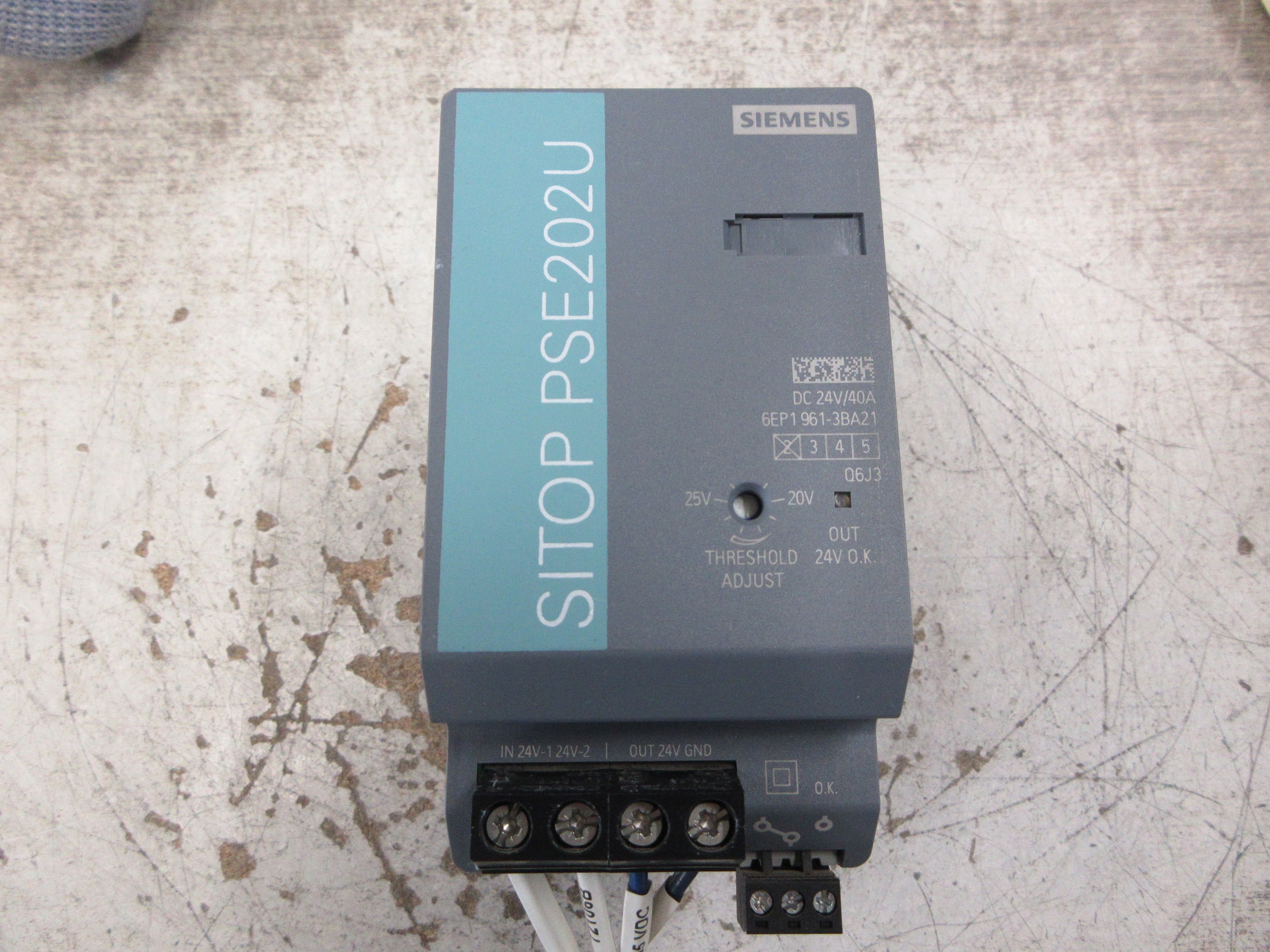 Siemens Sitop PSE202V Redundancy Module 6EP1961-3BA21 Input: 24VDC Used