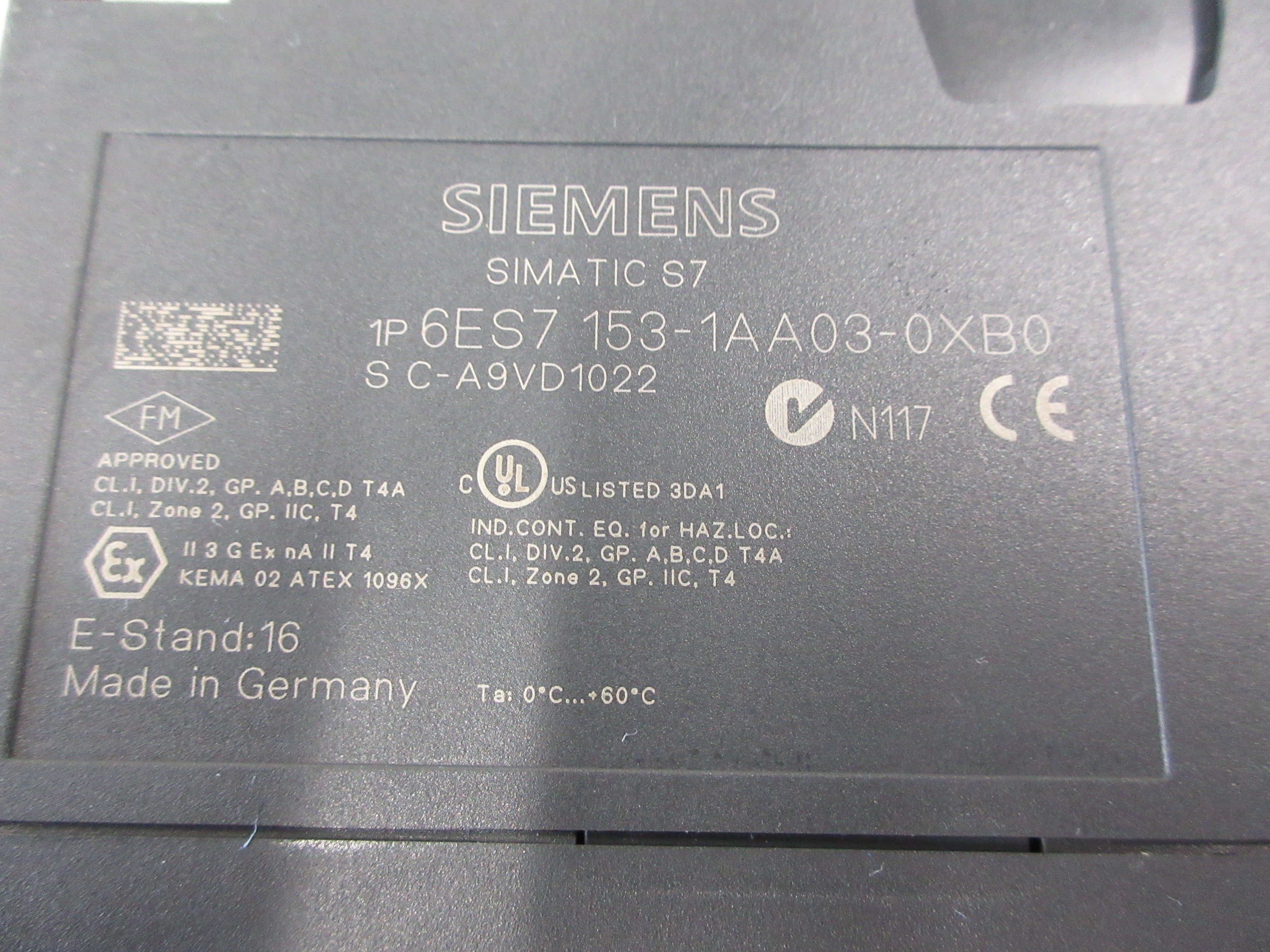 Siemens Simatic S7 Interface Module 6ES7 153-1AA03-0XB0 E-Stand: 16 Used