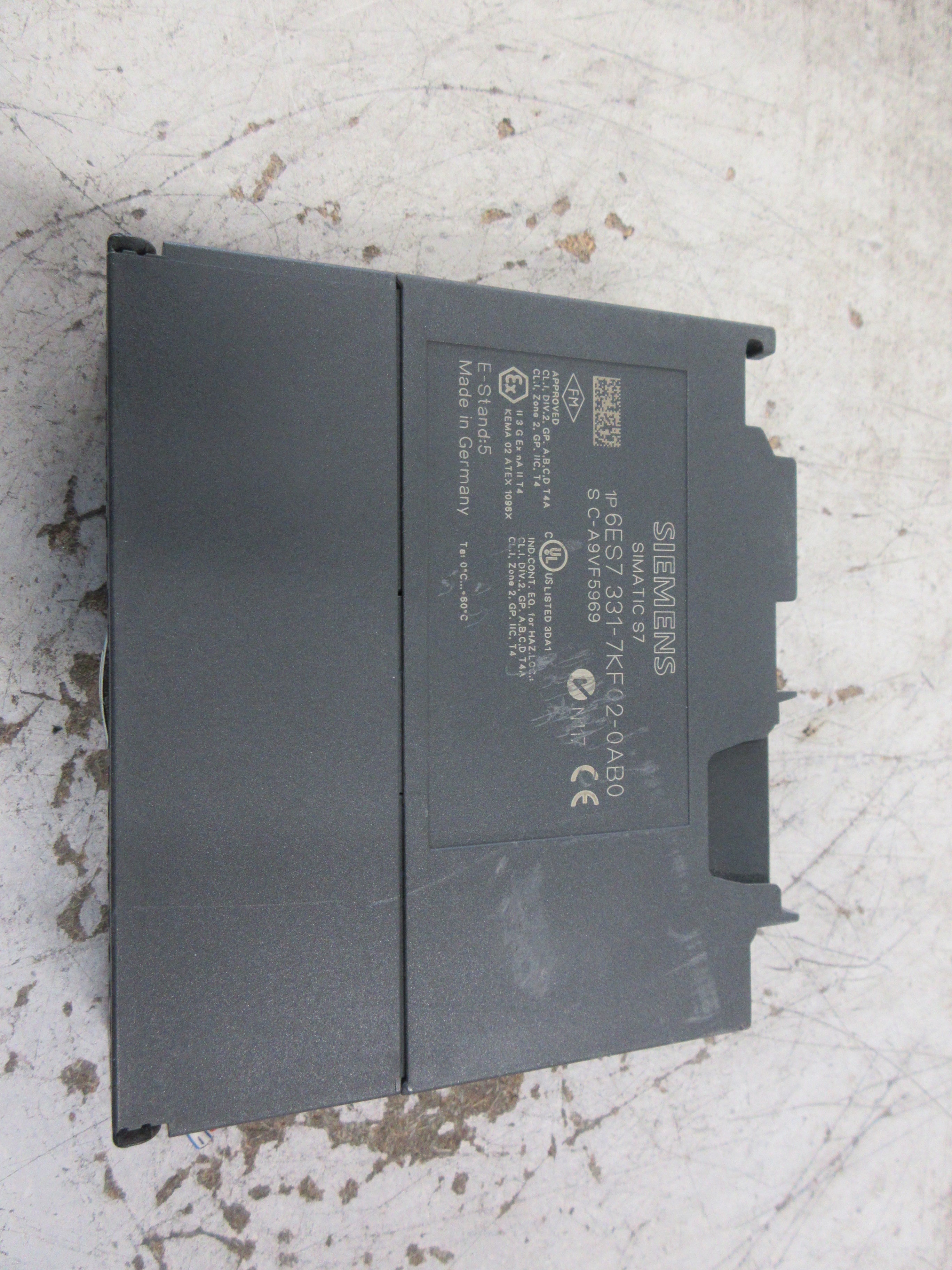 Siemens Simatic S7 Analog Input Module 6ES7 331-7KF02-0AB0 E-Stand: 5 Used