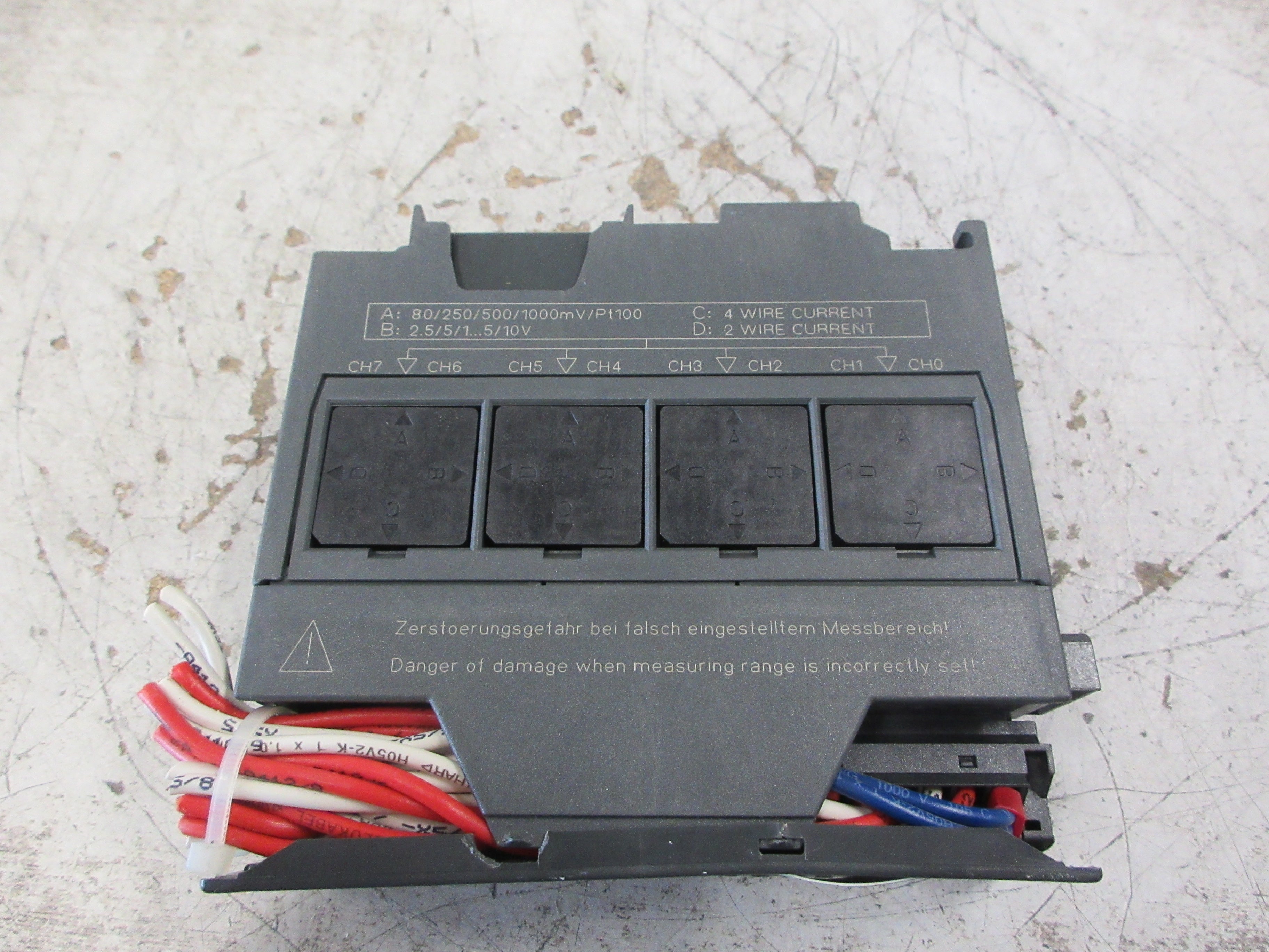 Siemens Simatic S7 Analog Input Module 6ES7 331-7KF02-0AB0 E-Stand: 5 Used