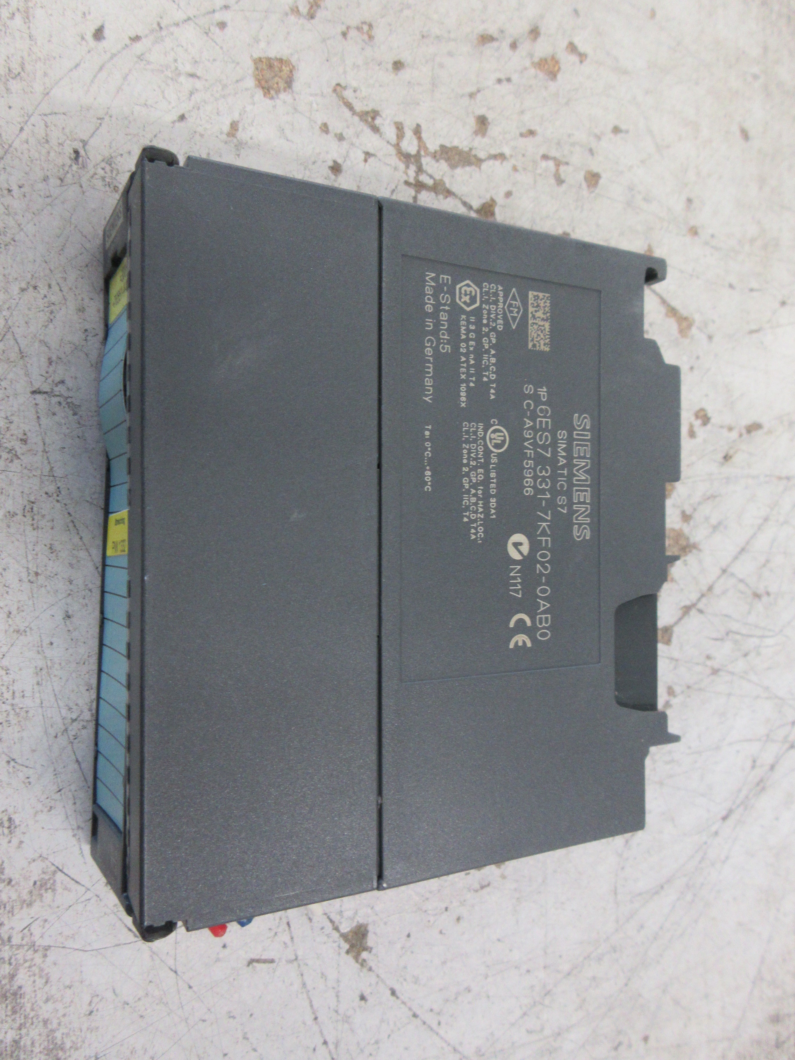 Siemens Simatic S7 Analog Input Module 6ES7 331-7KF02-0AB0 E-Stand: 5 Used