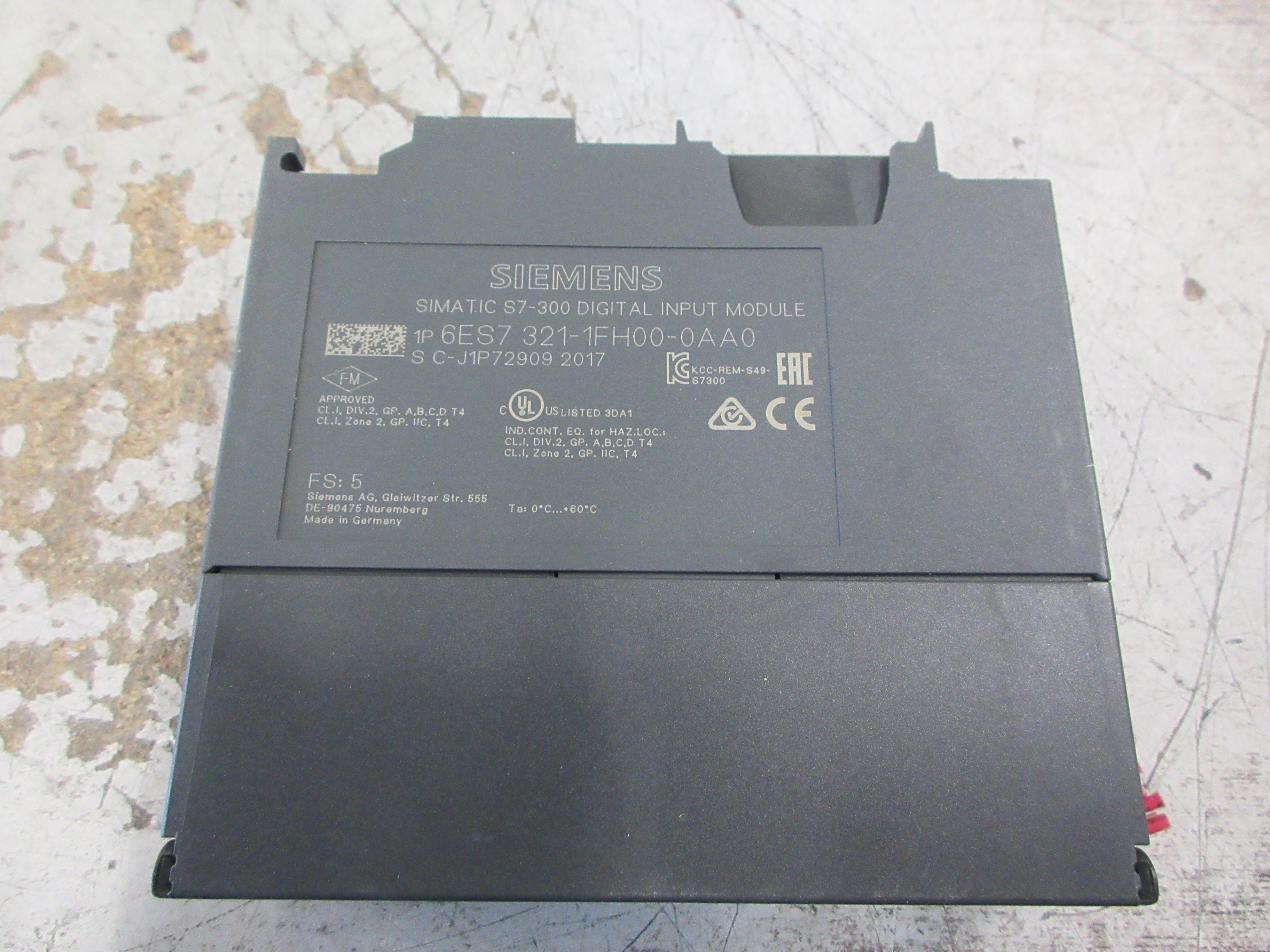 Siemens Simatic S7 Digital Input Module 6ES7 321-1FH00-0AA0 FS: 5 Used