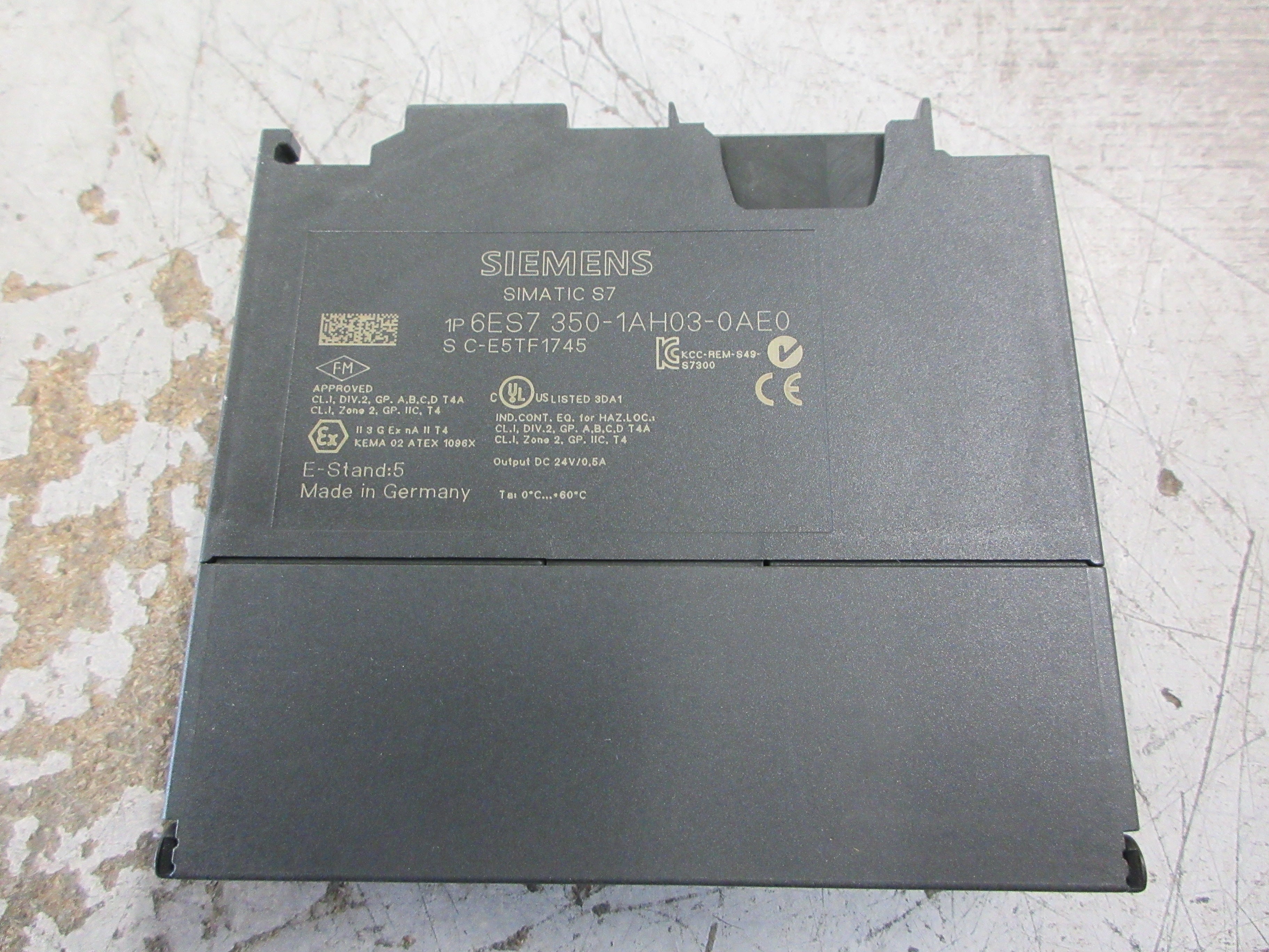 Siemens Simatic S7 Counter Module 6ES7 350-1AH03-0AE0 E-Stand: 5 Used