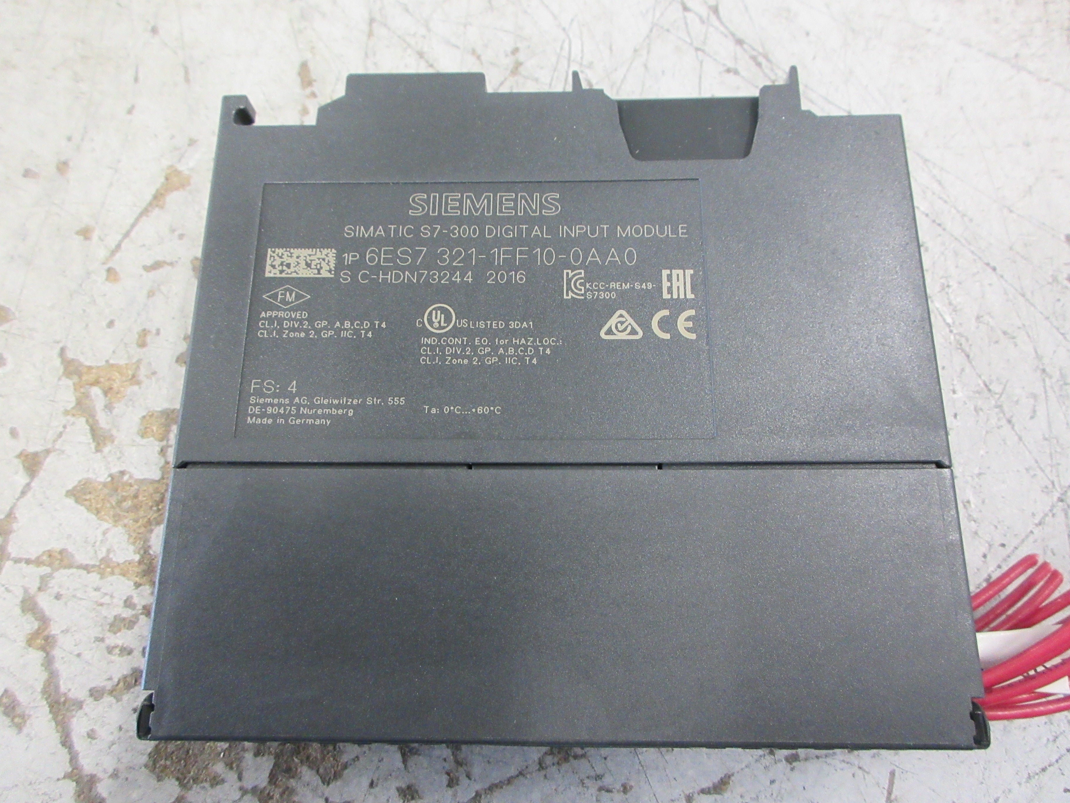 Siemens Simatic S7-300 Digital Input Module 6ES7 321-1FF10-0AA0 FS: 4 Used