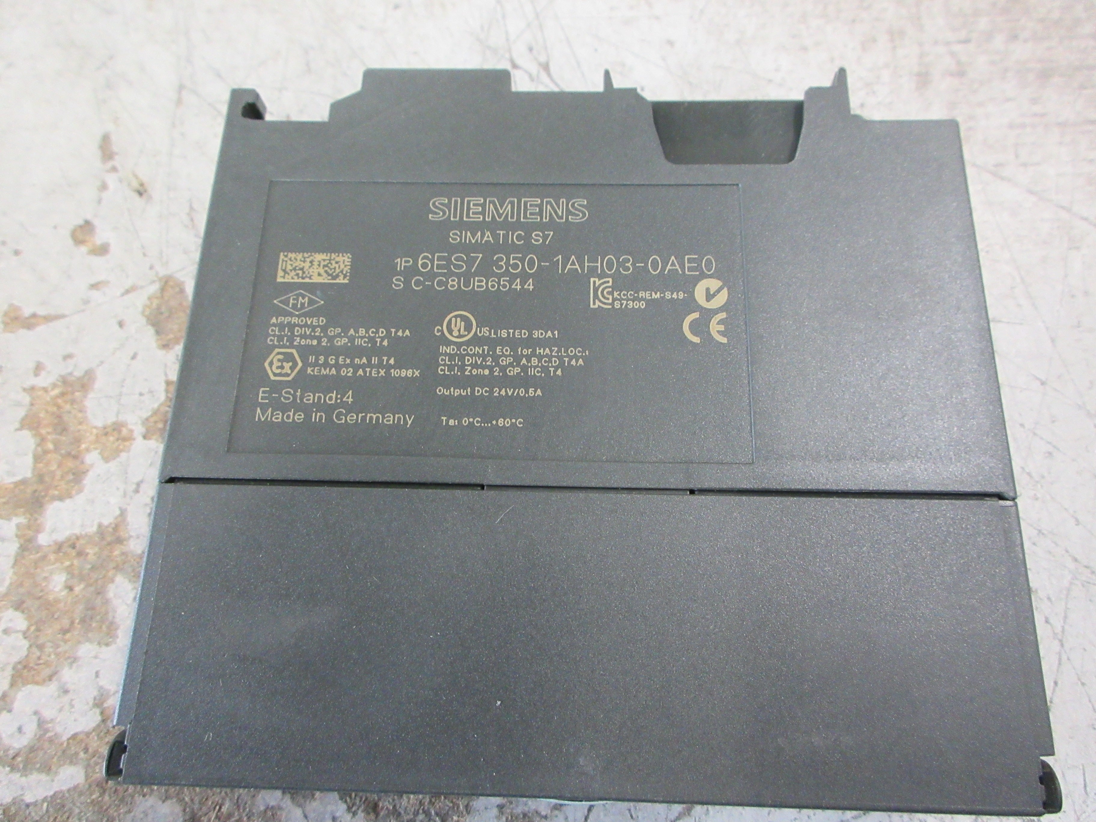 Siemens Simatic S7 Counter Module 6ES7 350-1AH03-0AE0 E-Stand: 4 Used