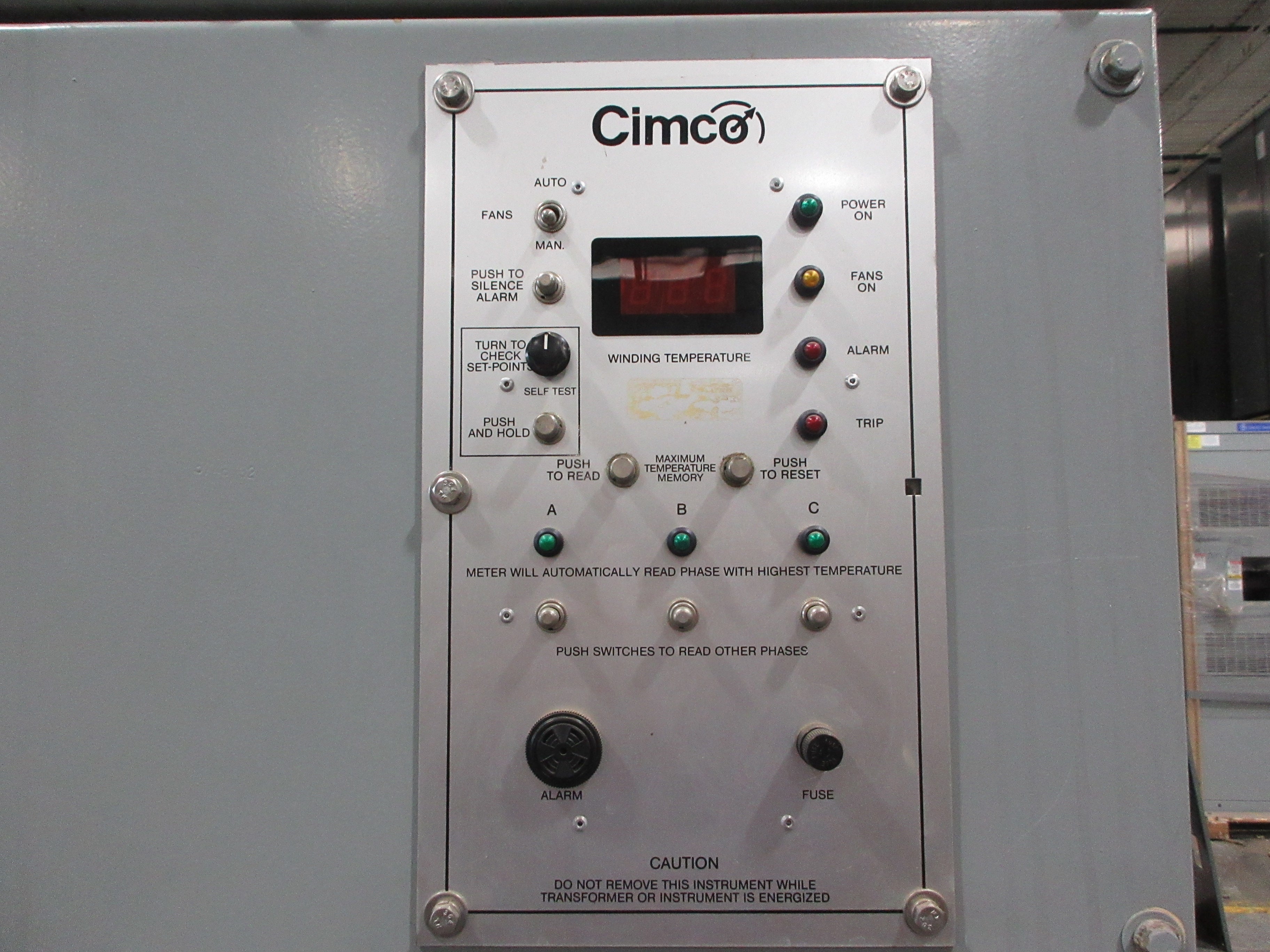 GE Transformer 2000KVA Pri: 12,470V Sec: 480Y/277V 3Ph 60Hz Used