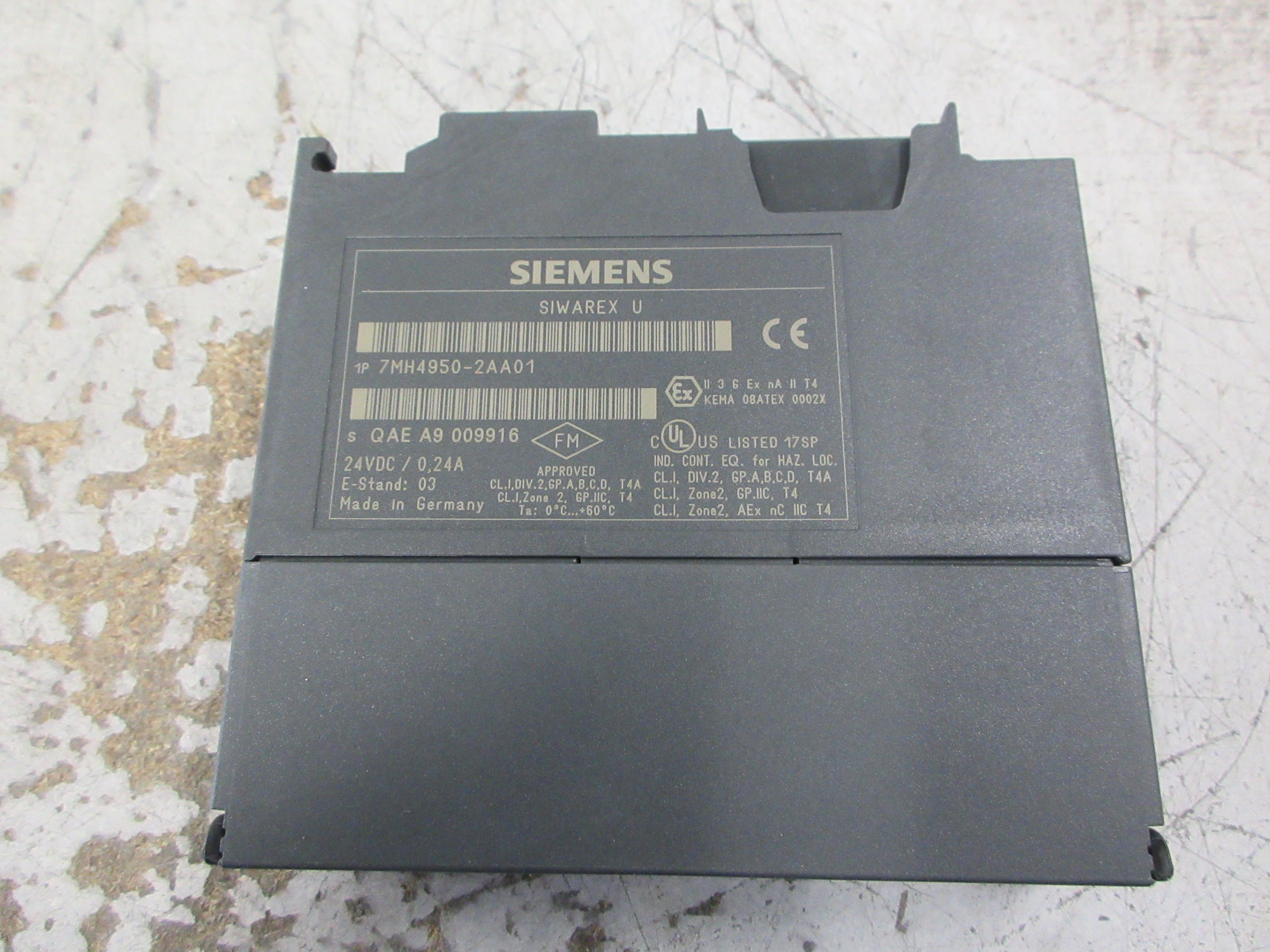 Siemens Siwarex U Weighing Module 7MH4950-2AA01 E-Stand: 03 Used