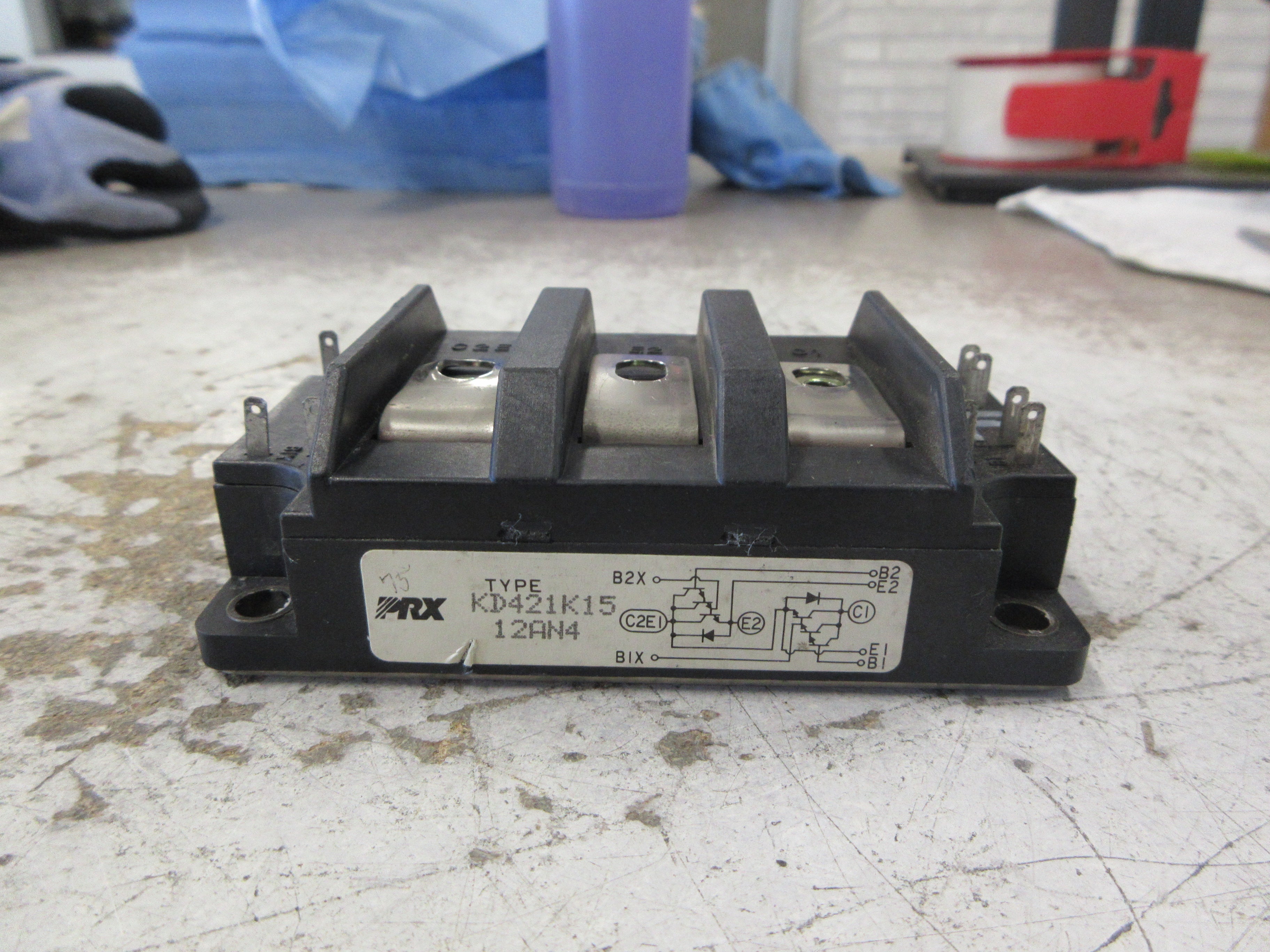 PRX Power Transistor Module KD421K15 12AN4 Used