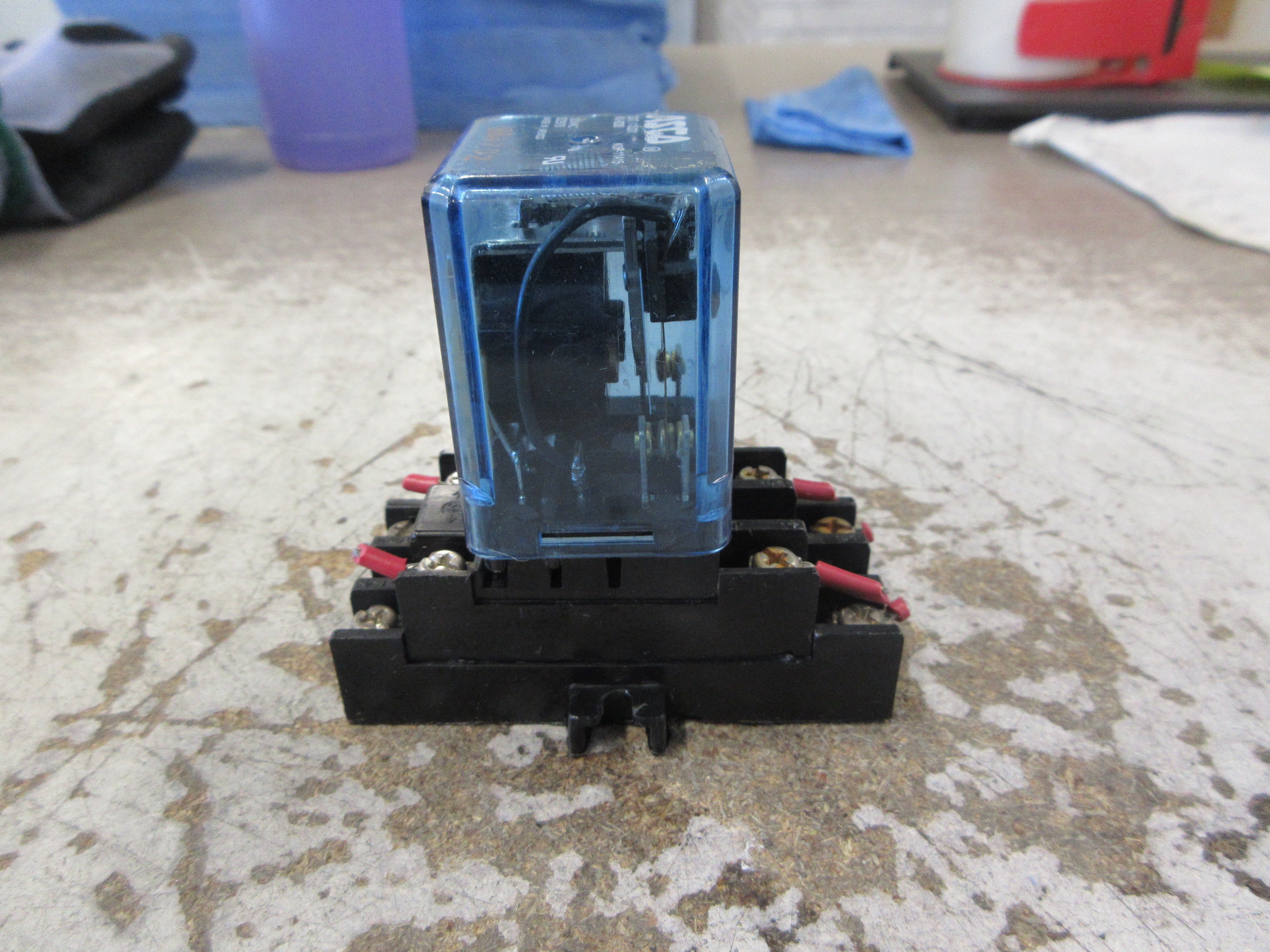 Asco Relay 115201 120V Coil w/Base Used