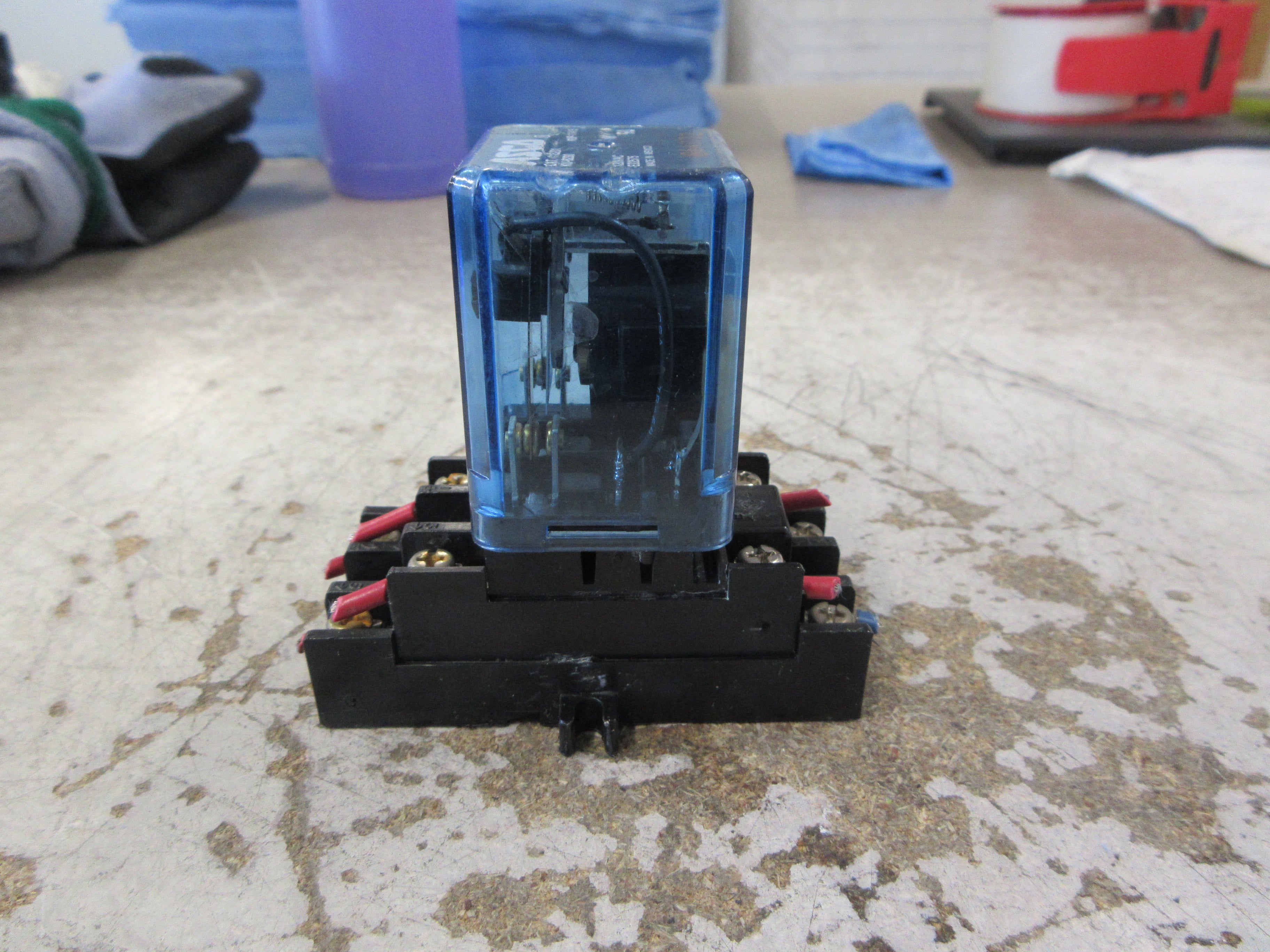Asco Relay 115201 120V Coil w/Base Used