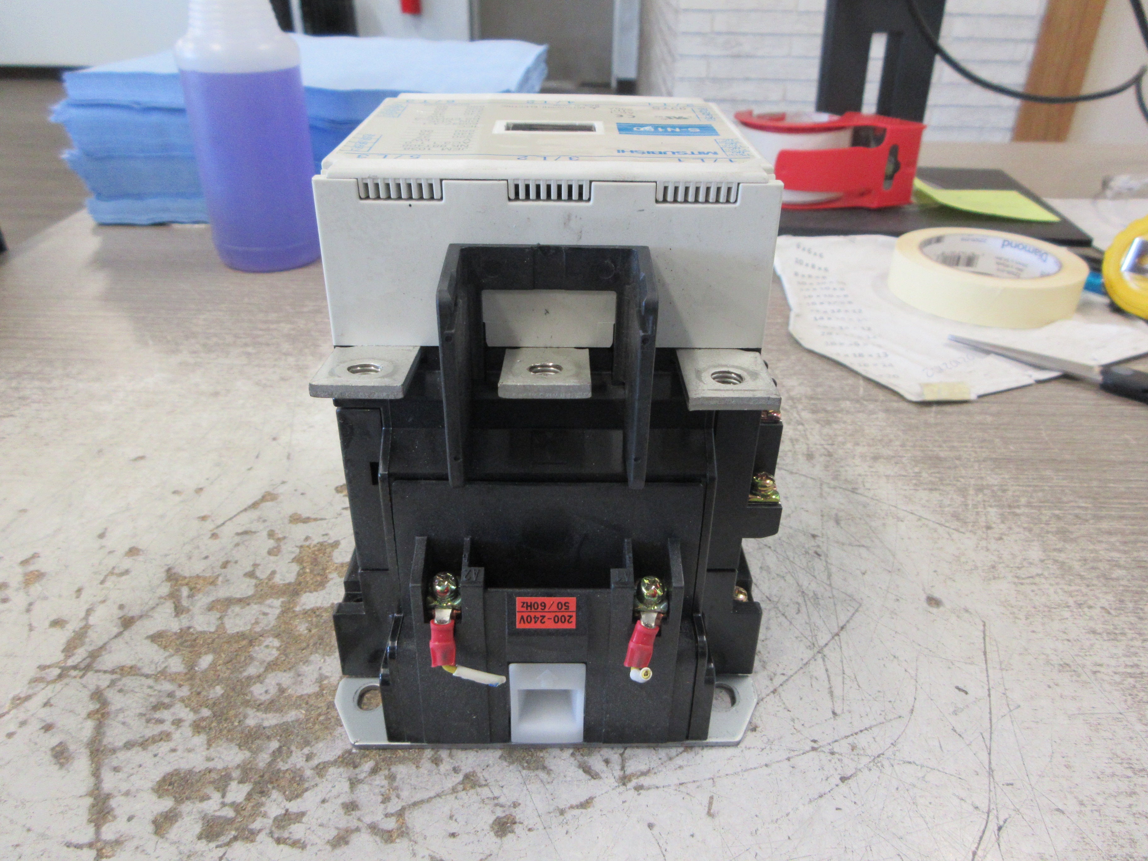Mitsubishi Contactor S-N150 200-240V Coil 150A 600V 3P Used