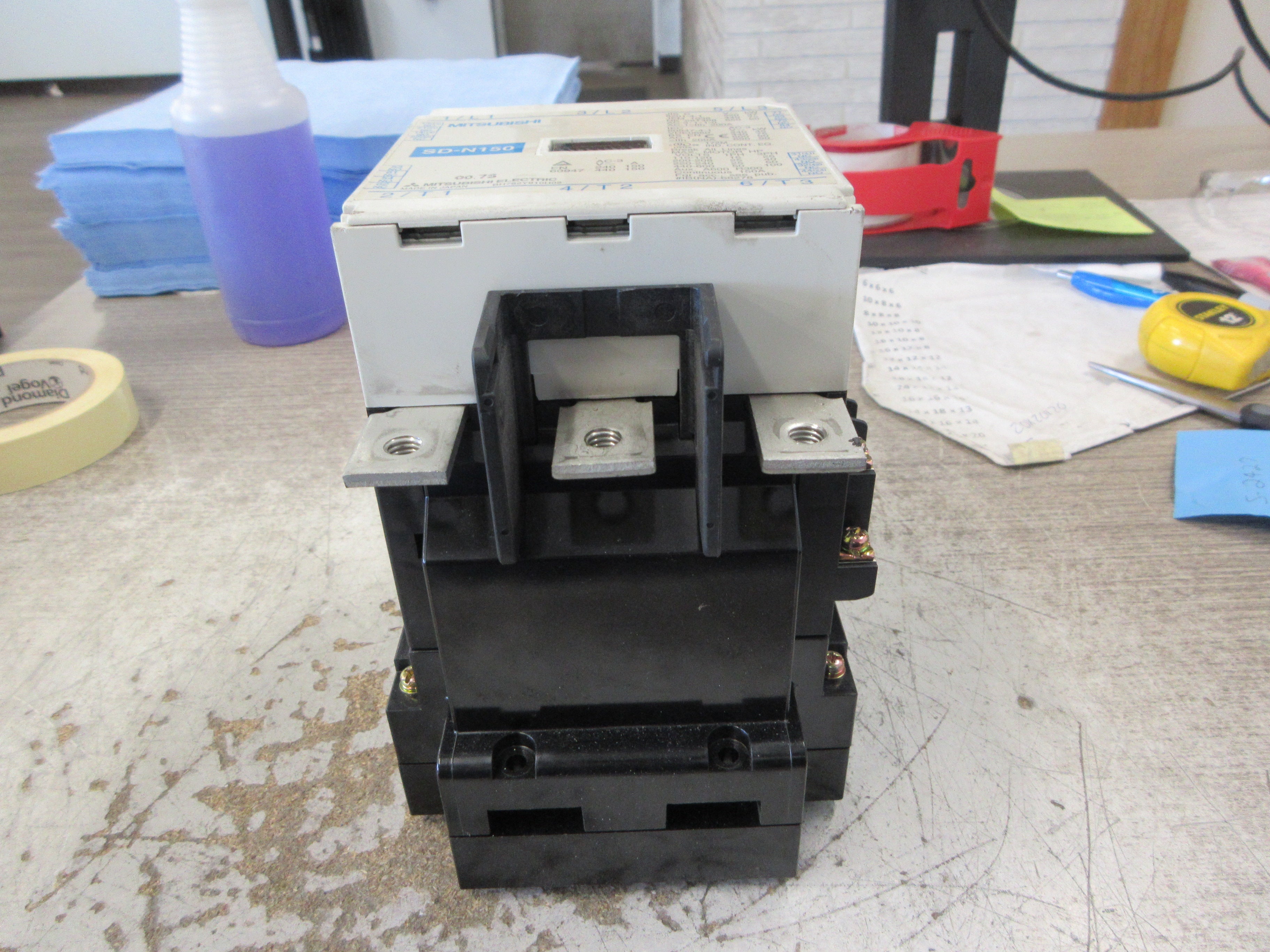 Mitsubishi Contactor SD-N150 24VDC Coil 150A 600V 3P Used