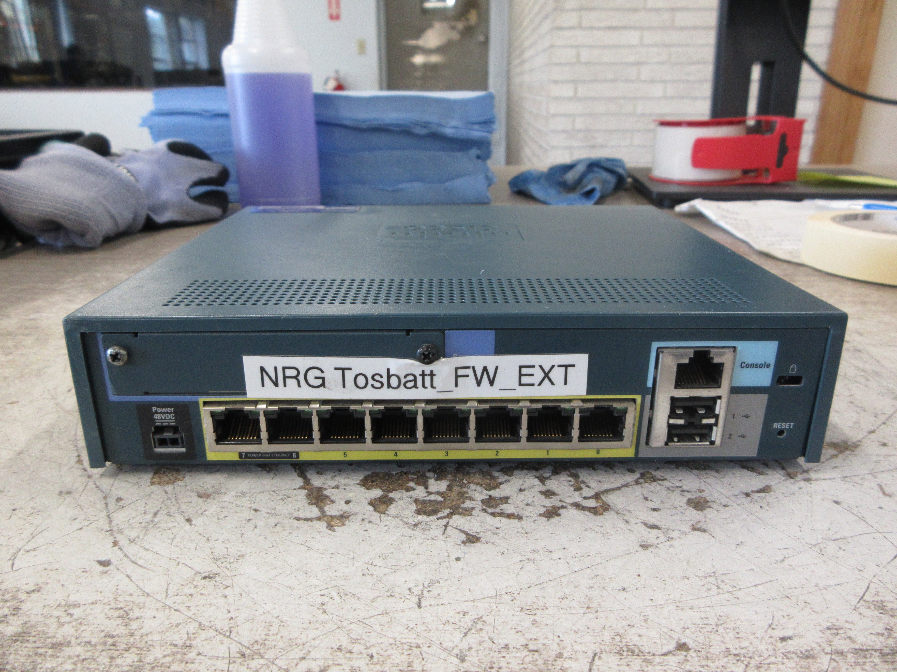 Cisco ASA 5505 Series Adaptive Security Appliance 47-18790-04 8-Port Used