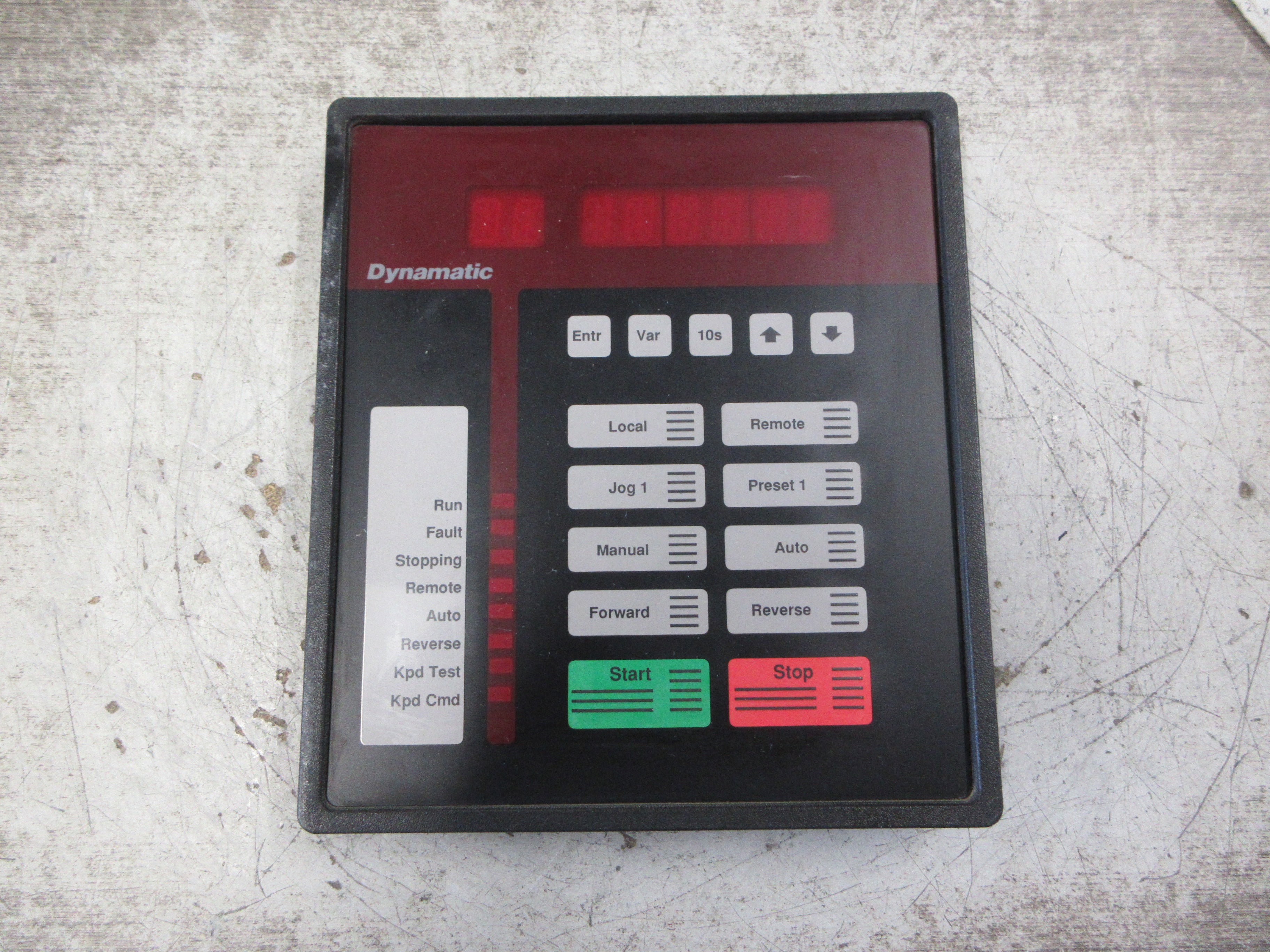 Eaton Dynamatic Control Panel 15-000964-0112 Used