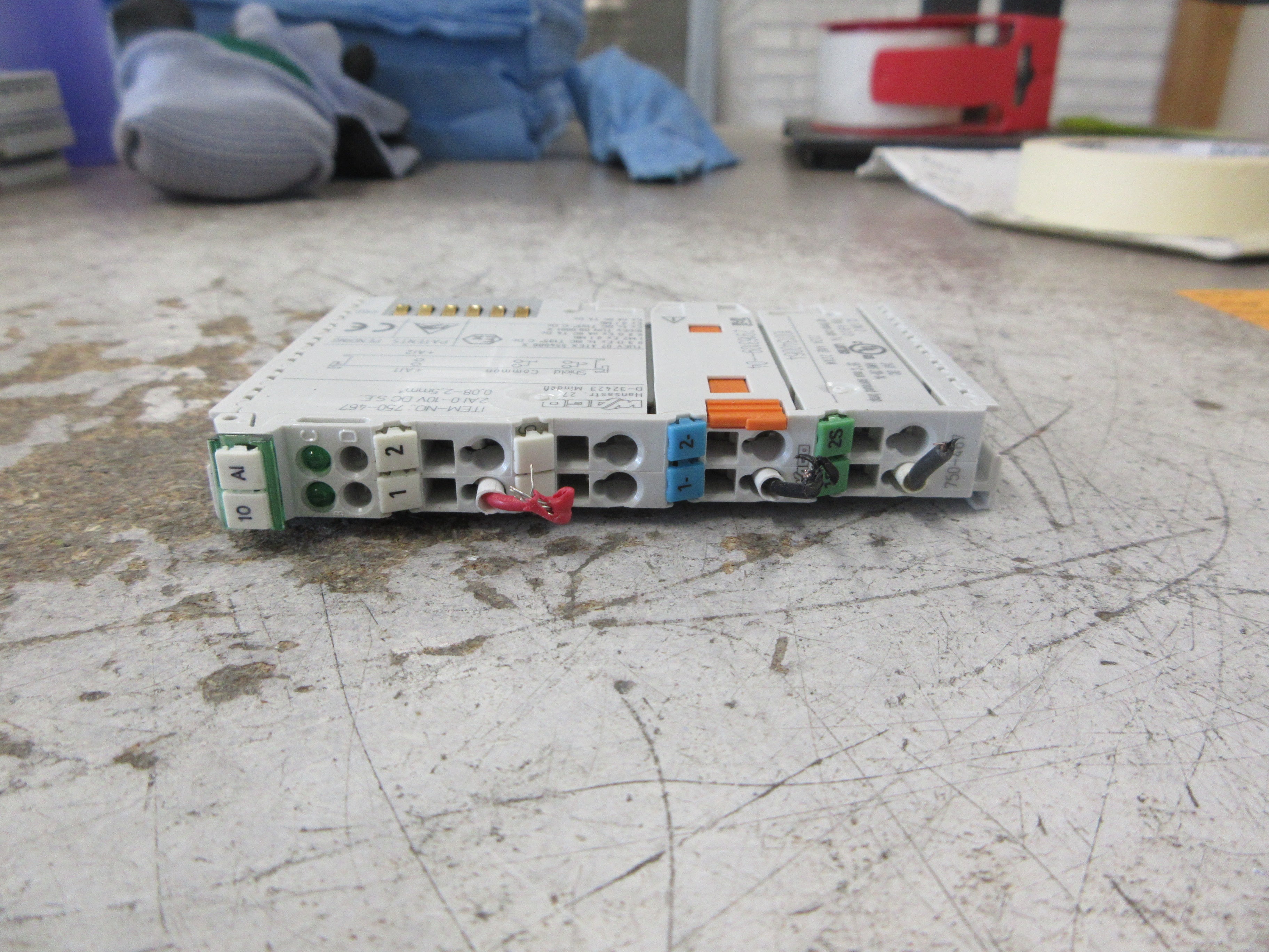 Wago Analog Input Module 750-467 2-Ch 0-10VDC Used