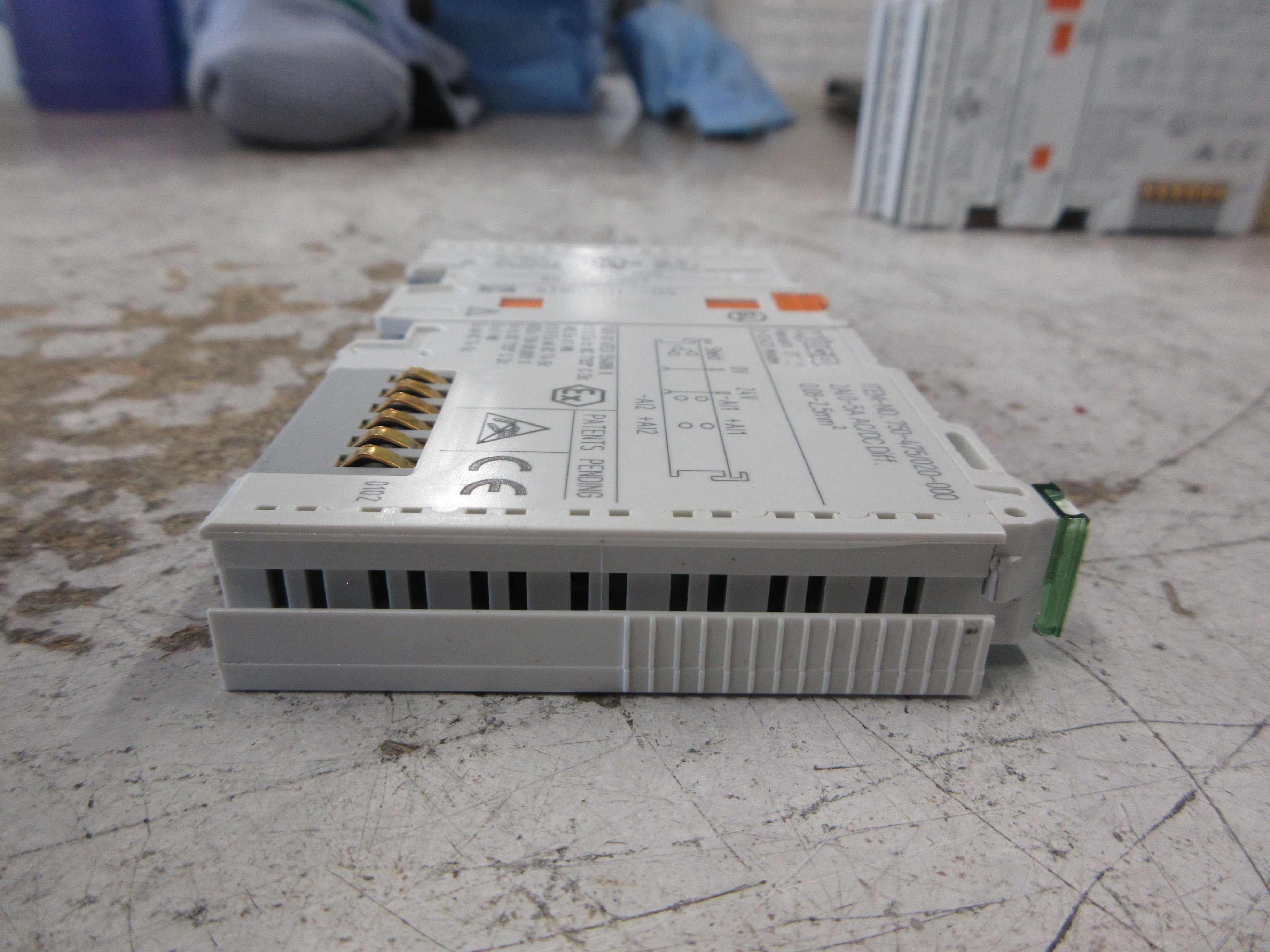 Wago GEA Analog Input Module 750-475/020-000 2-Ch 0-5A AC/DC Diff. Used