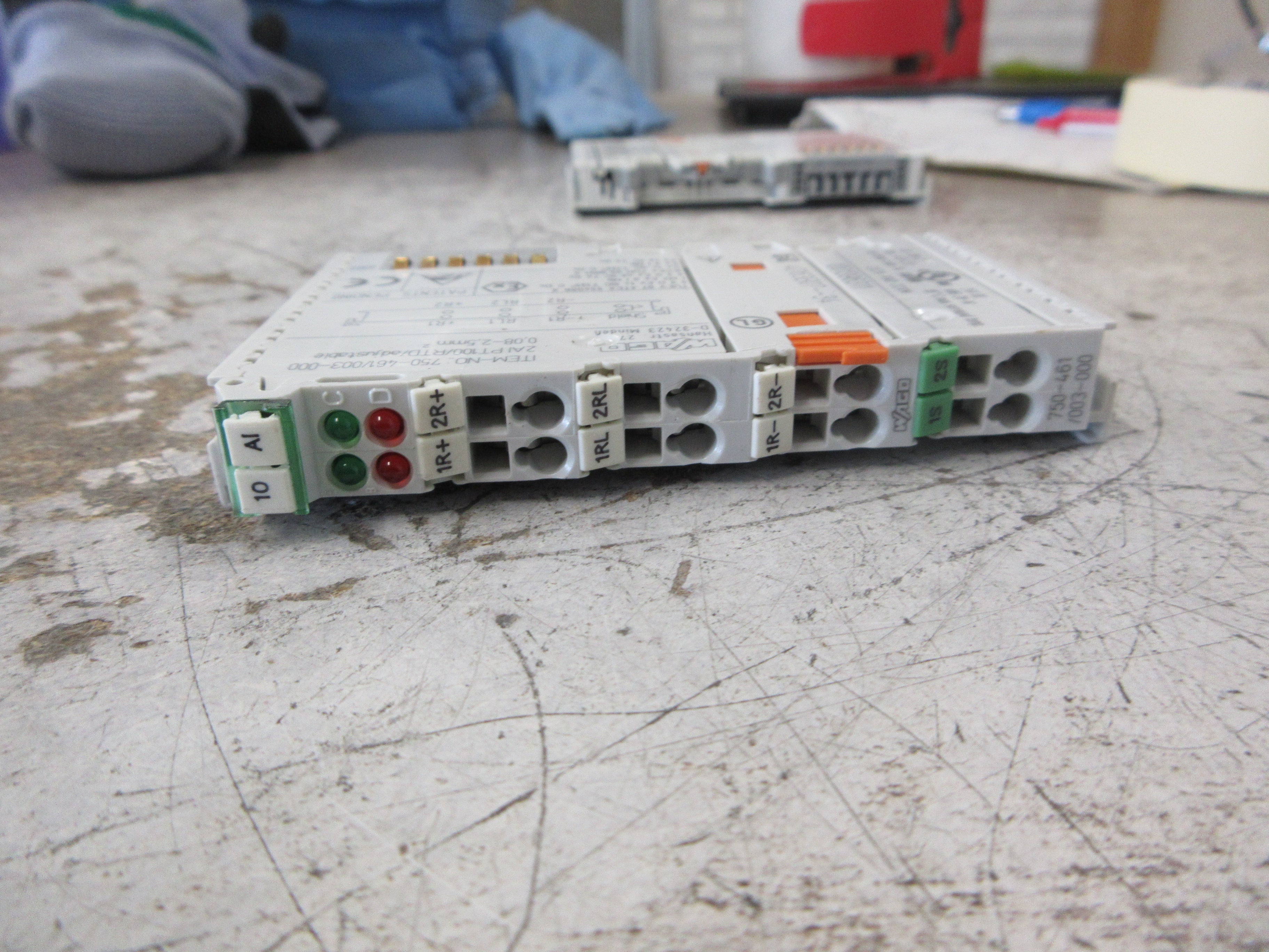 Wago GEA Analog Input Module 750-461/003-000 2-Ch PT100/RTD/Adjustable Used