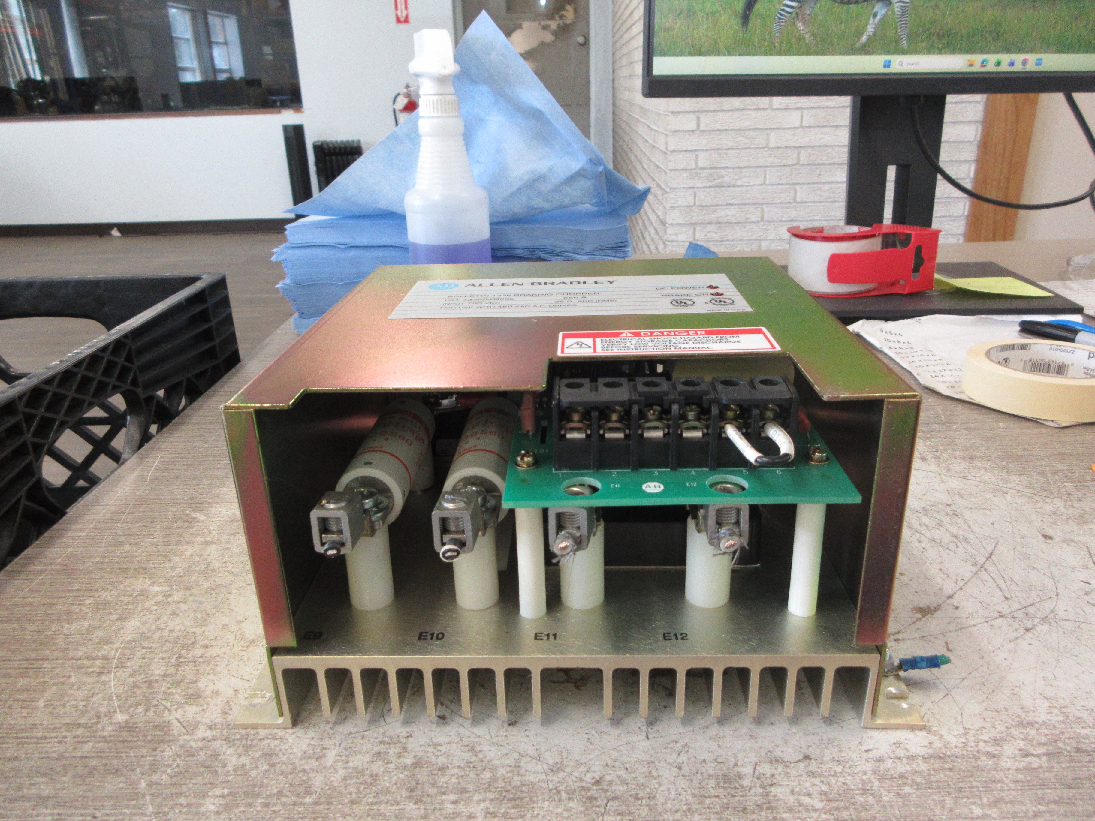 Allen-Bradley Braking Chopper 1336-WB035 Ser. A 750VDC 35A Used