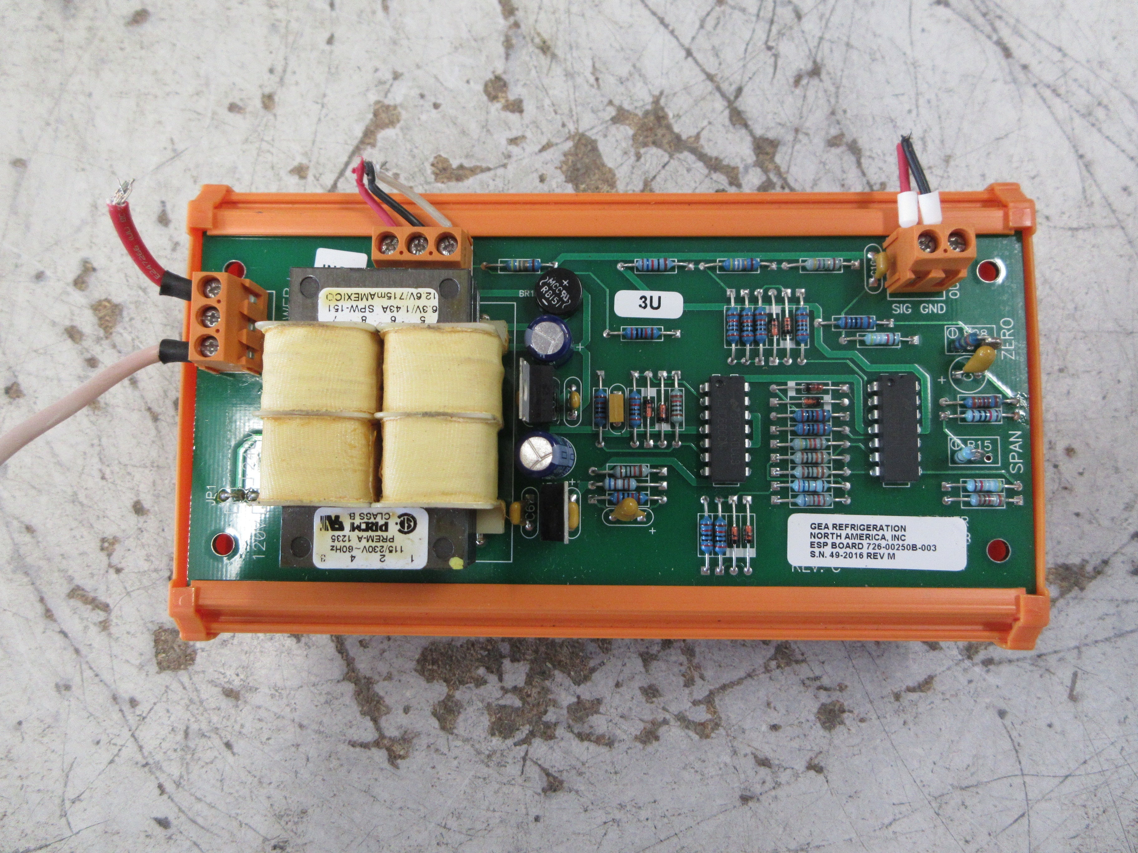 GEA Refrigeration ESP Board 726-00250B-003 Rev. M Used