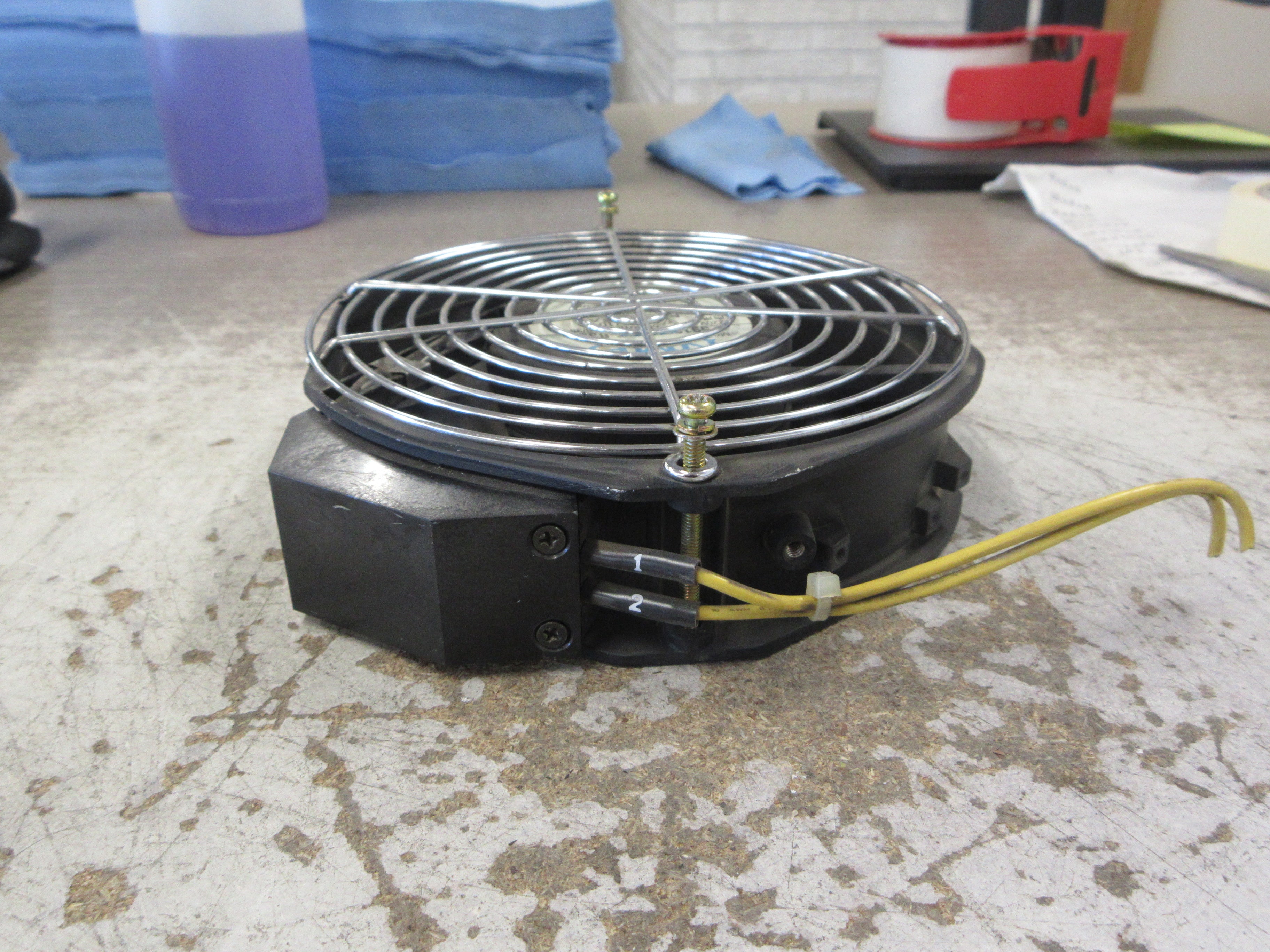 Minebea NMB Axial Fan 5915PC-22T-B30 220V 50/60Hz W/Grille Used