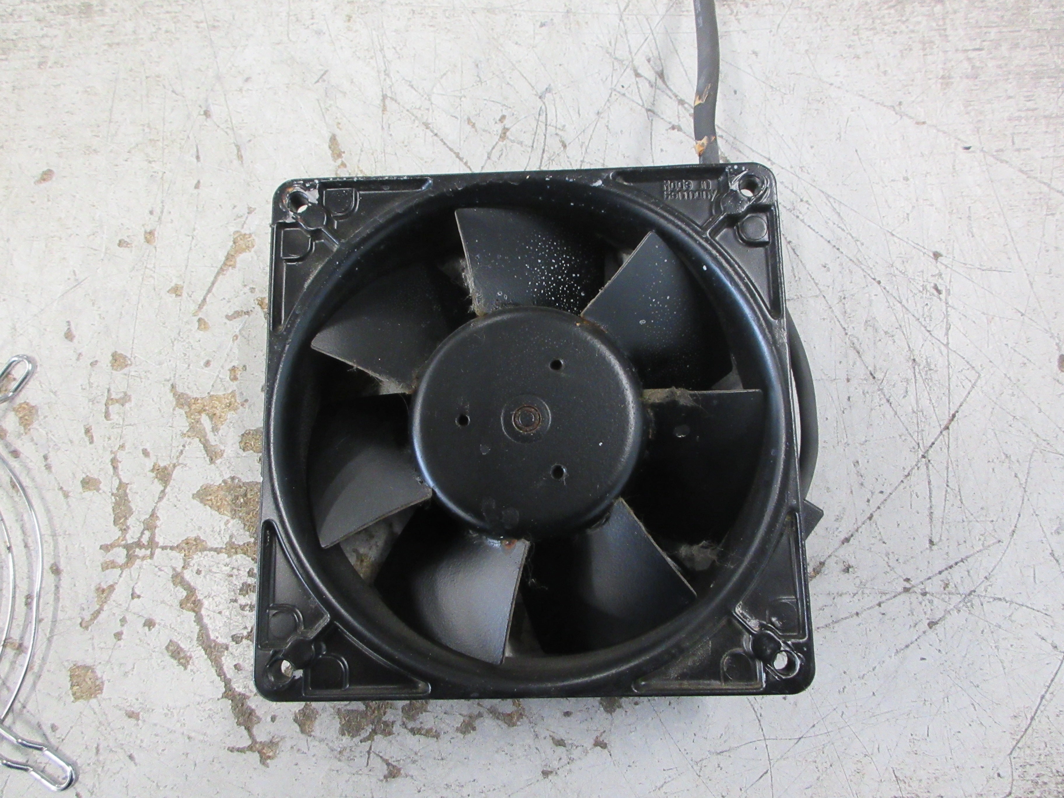 ebm Axial Fan W2G115-AG71-12 24VDC 12W 4050 RPM W/Grille (No Screws) Used