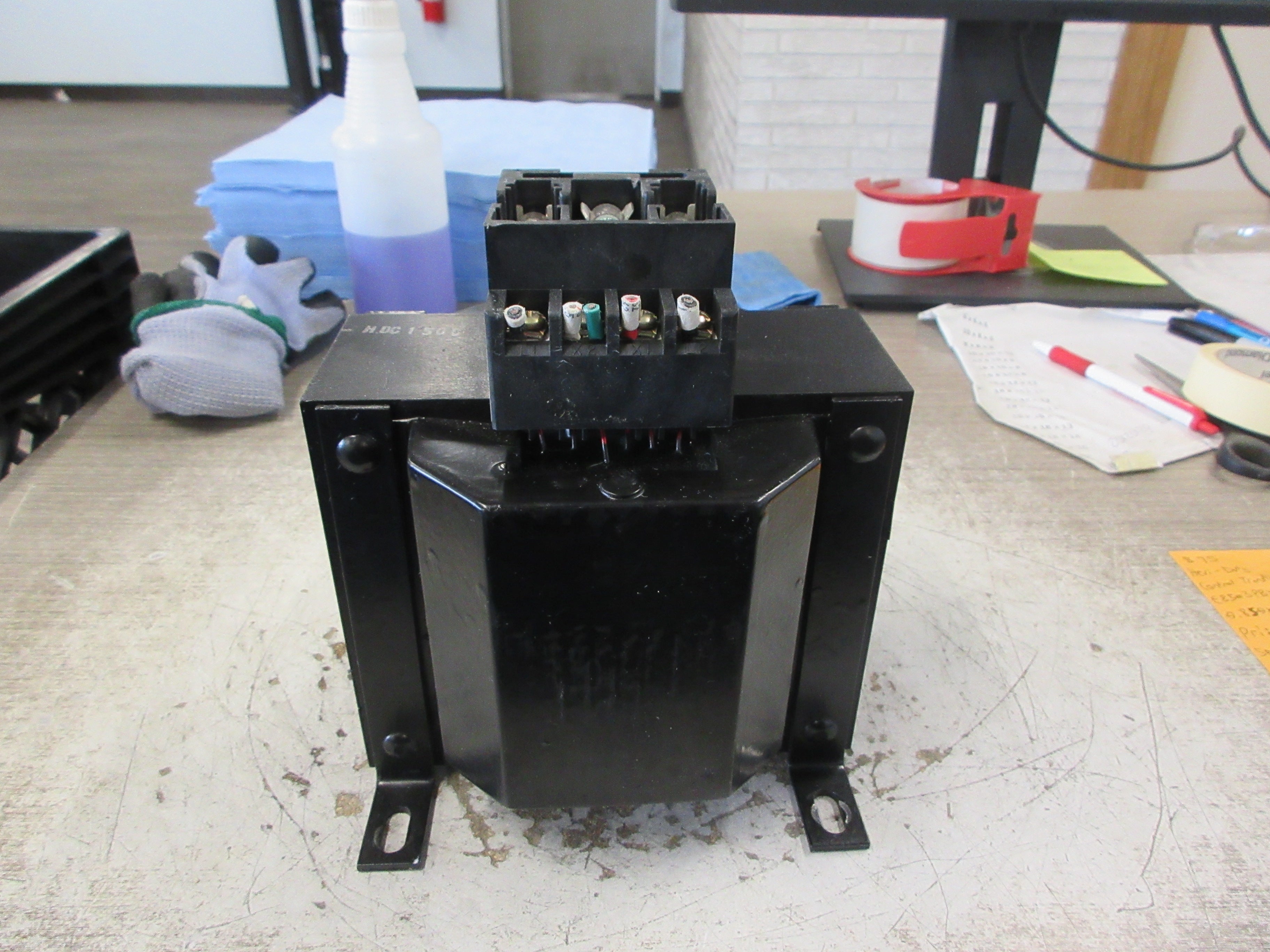 Hevi-Duty Control Transformer E8503PBX 0.850KVA Pri: 240/480V Sec: 120V Used