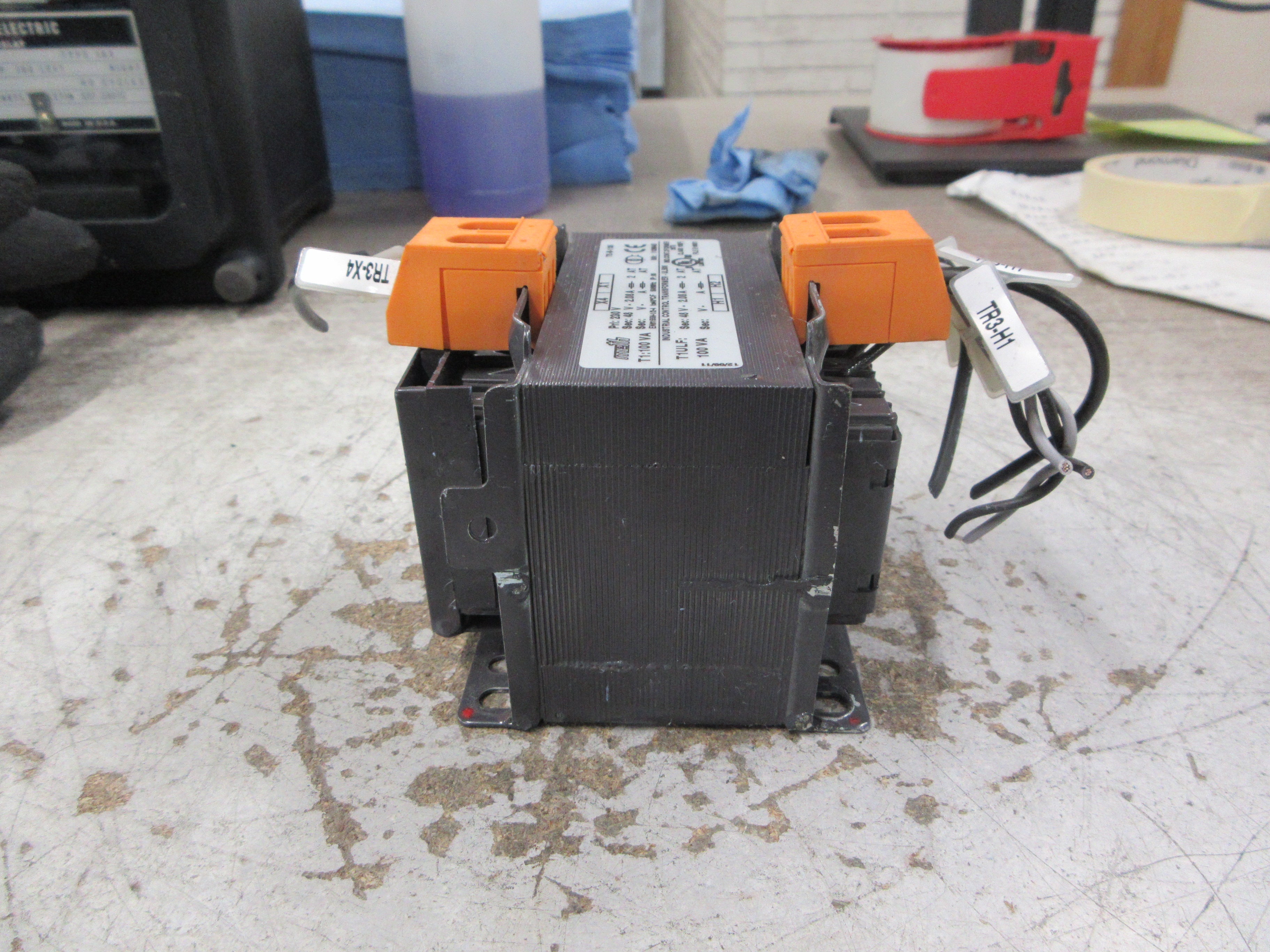 Meth Electric Control Transformer T1ULF Pri: 230V Sec: 480V Used
