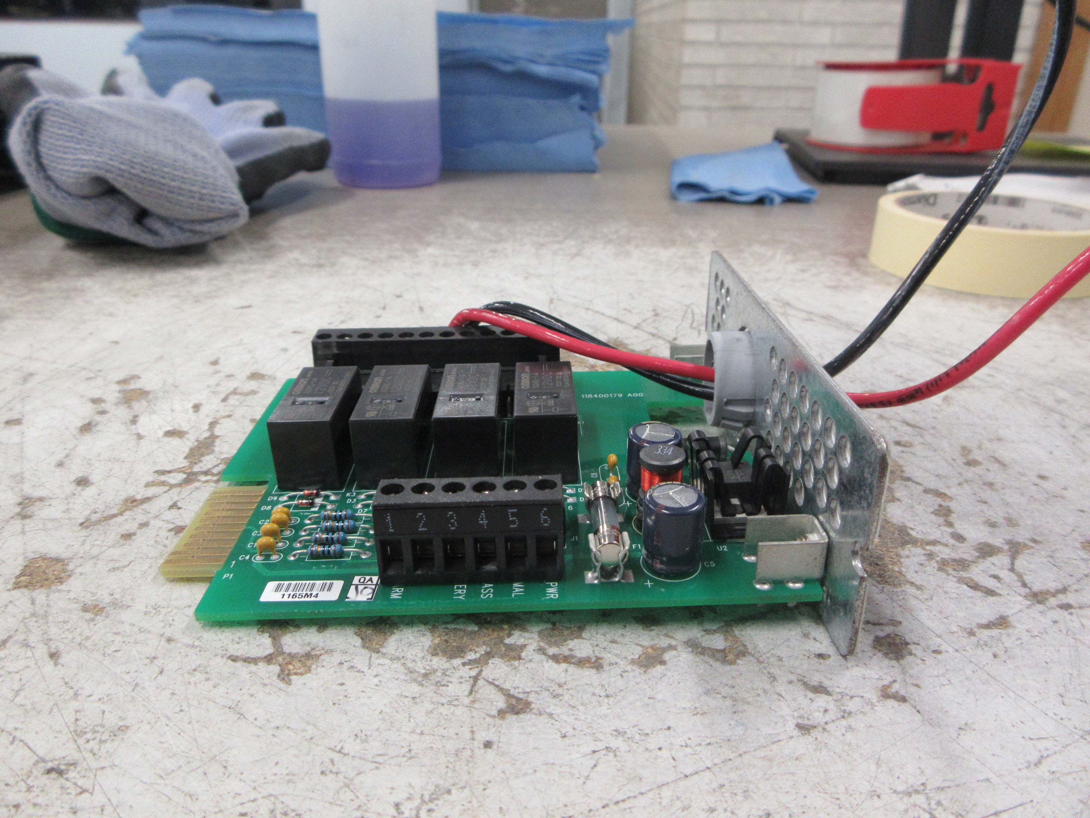 Eaton Powerware Industrial Relay Card 138425547 Rev. A00 Used