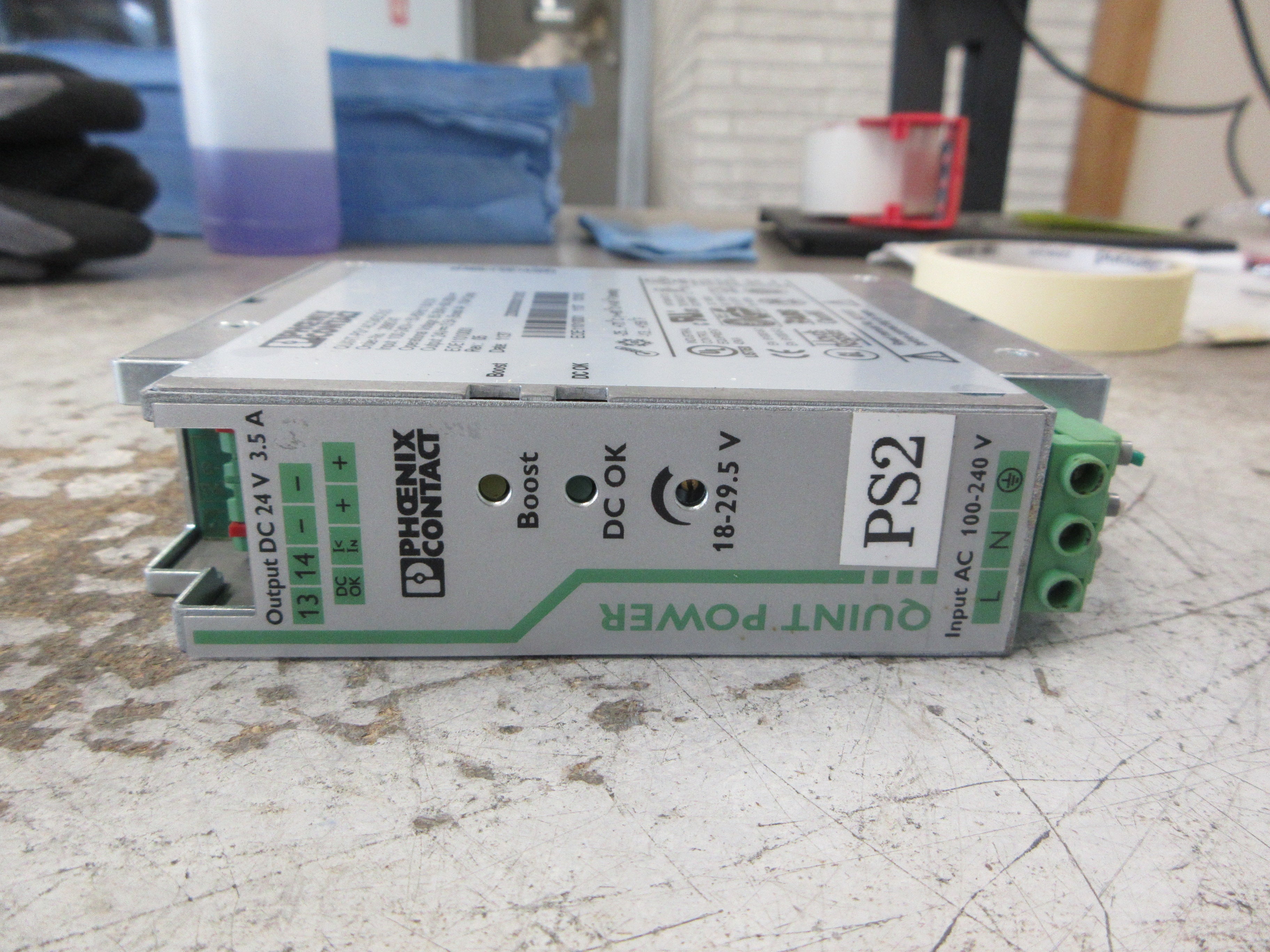 Phoenix Contact Quint Power Supply 2866747 Rev. 05 QUIINT-PS/1AC/24DC/3.5 Used